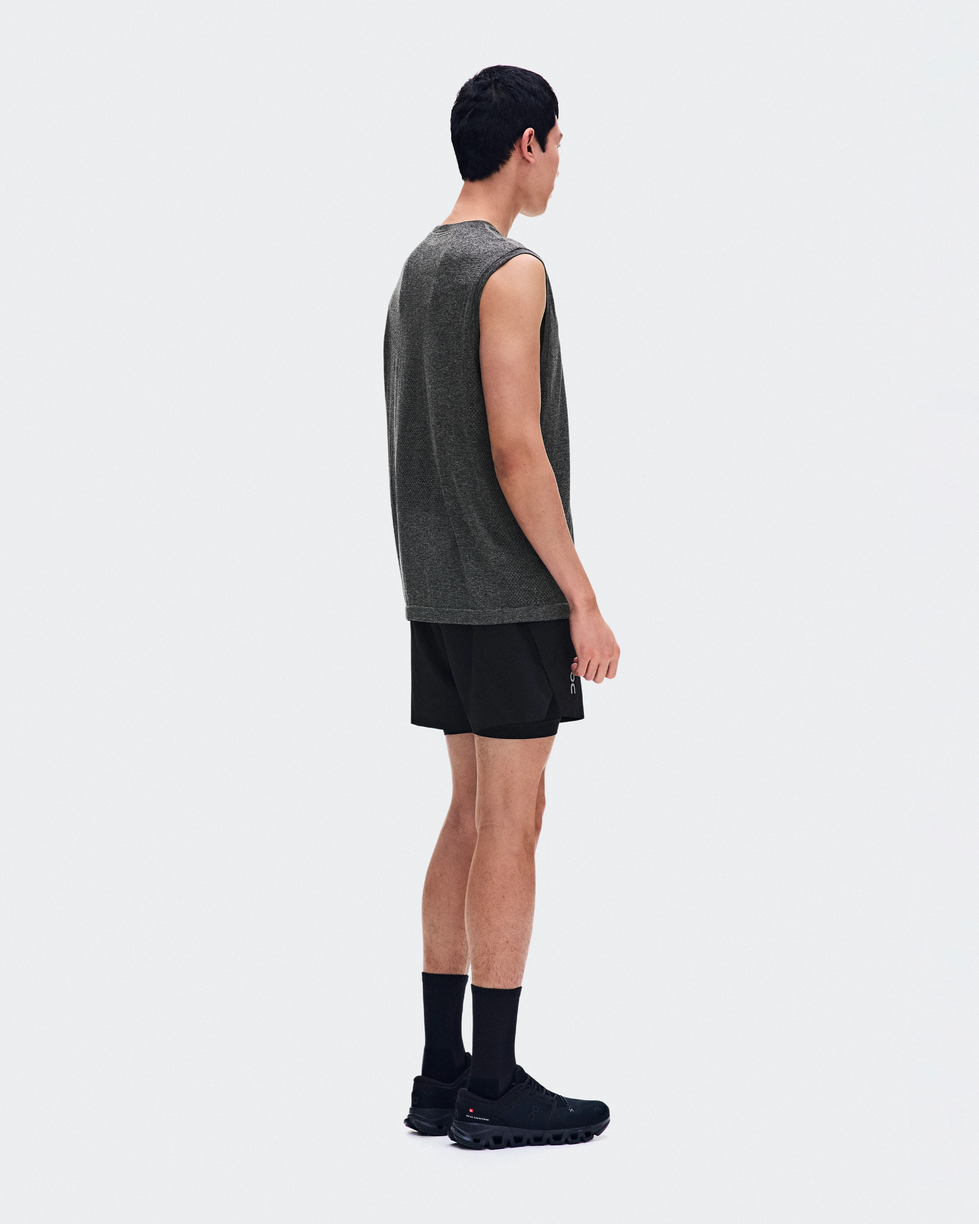 On Train 2-in-1 Shorts Black Men Shorts