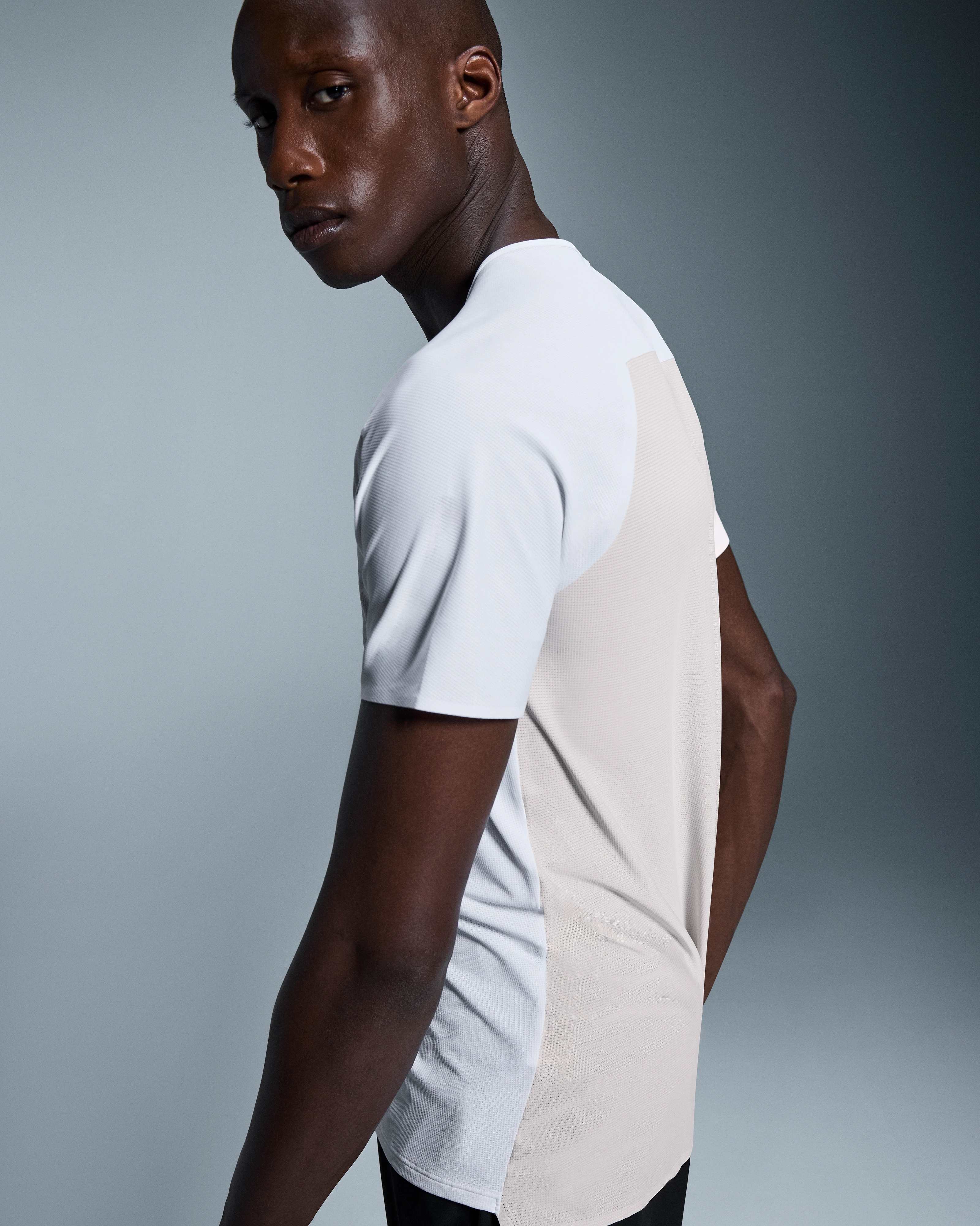 On Performance-T White & Silver Men Tops and t-shirts