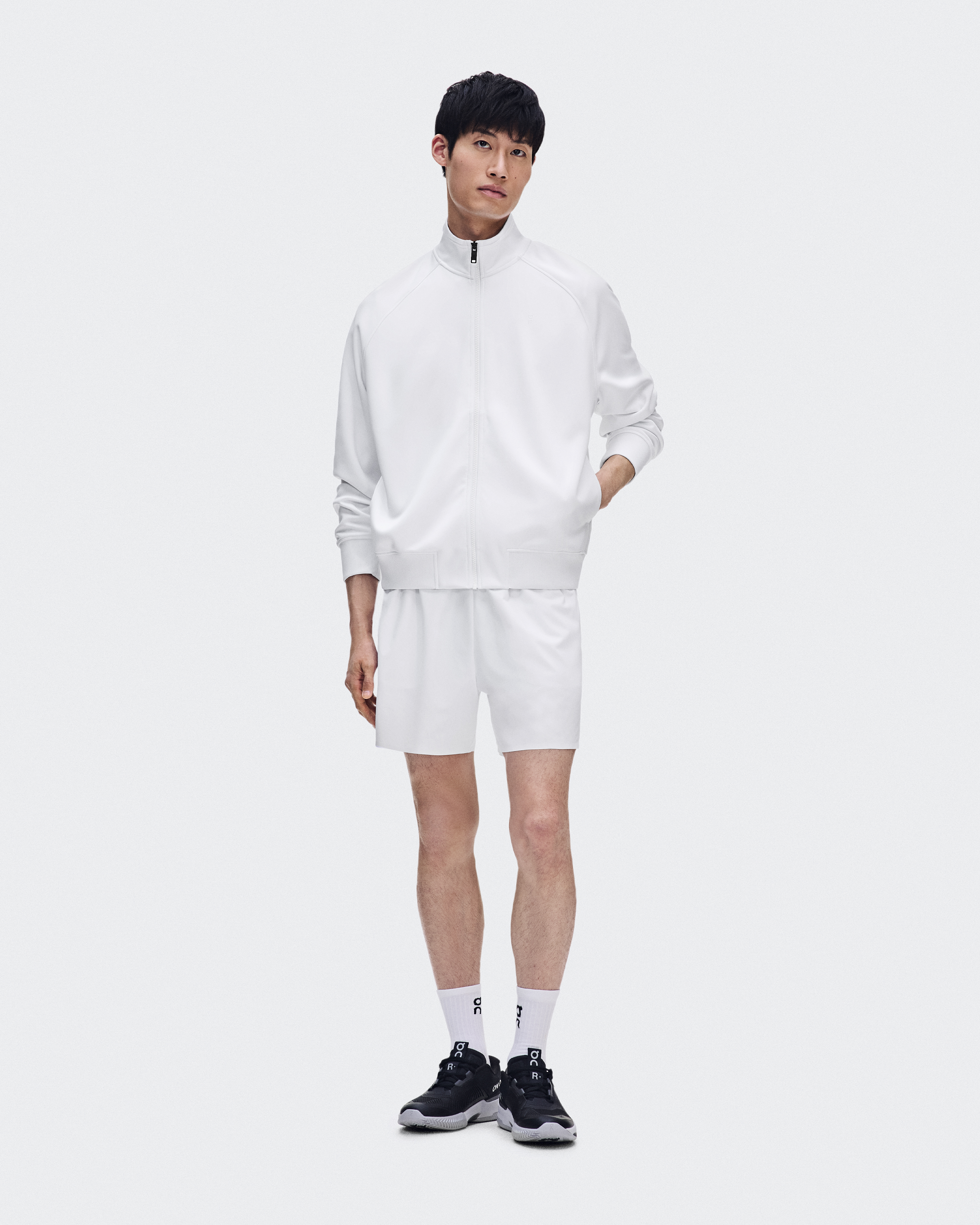 Courtside Full Zip LDN in White