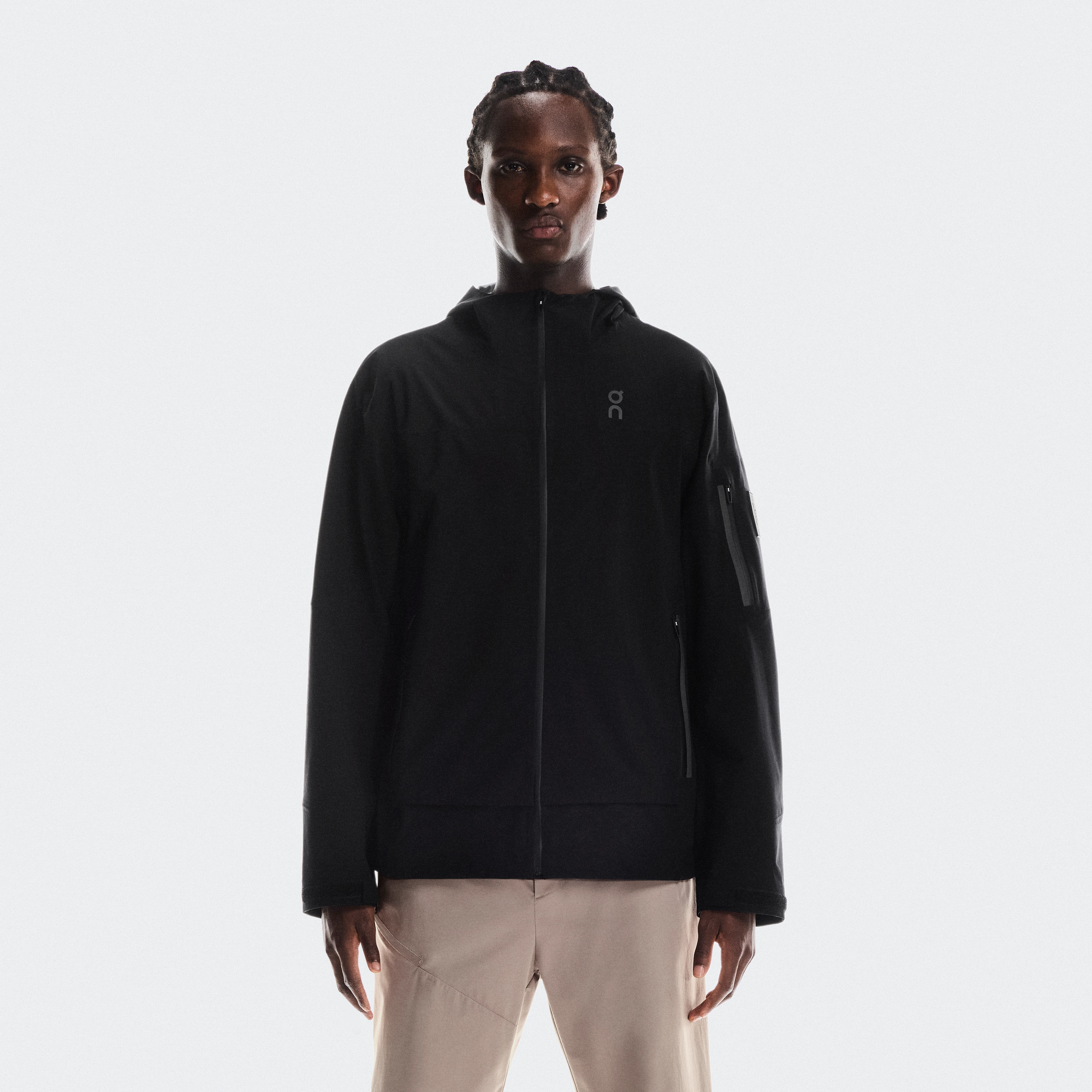 On Trek Jacket Black Men – Wet weather, hiking Jackets