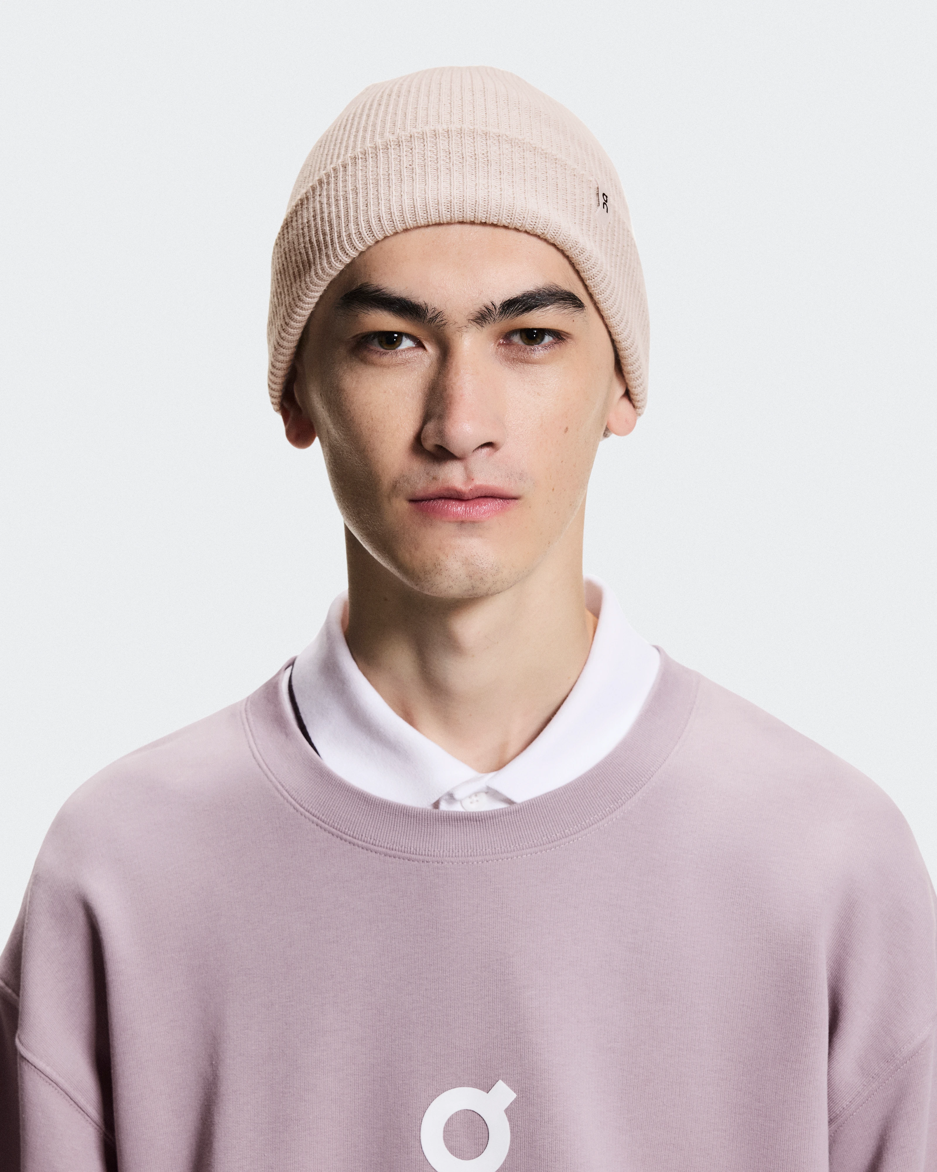 On Merino Beanie Oat Unisex Headwear