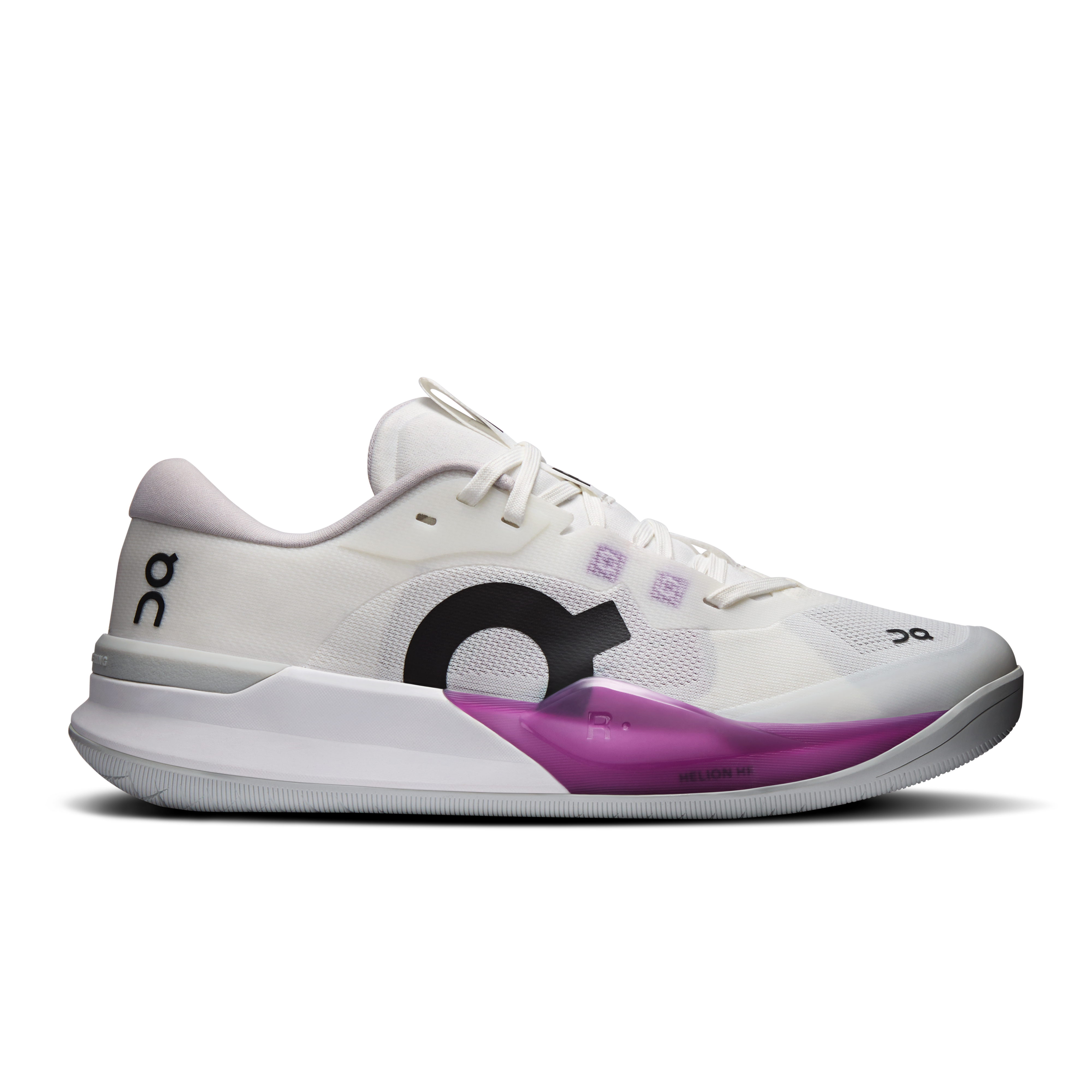 THE ROGER Pro 3 Tennis Shoe in White/Muscadine
