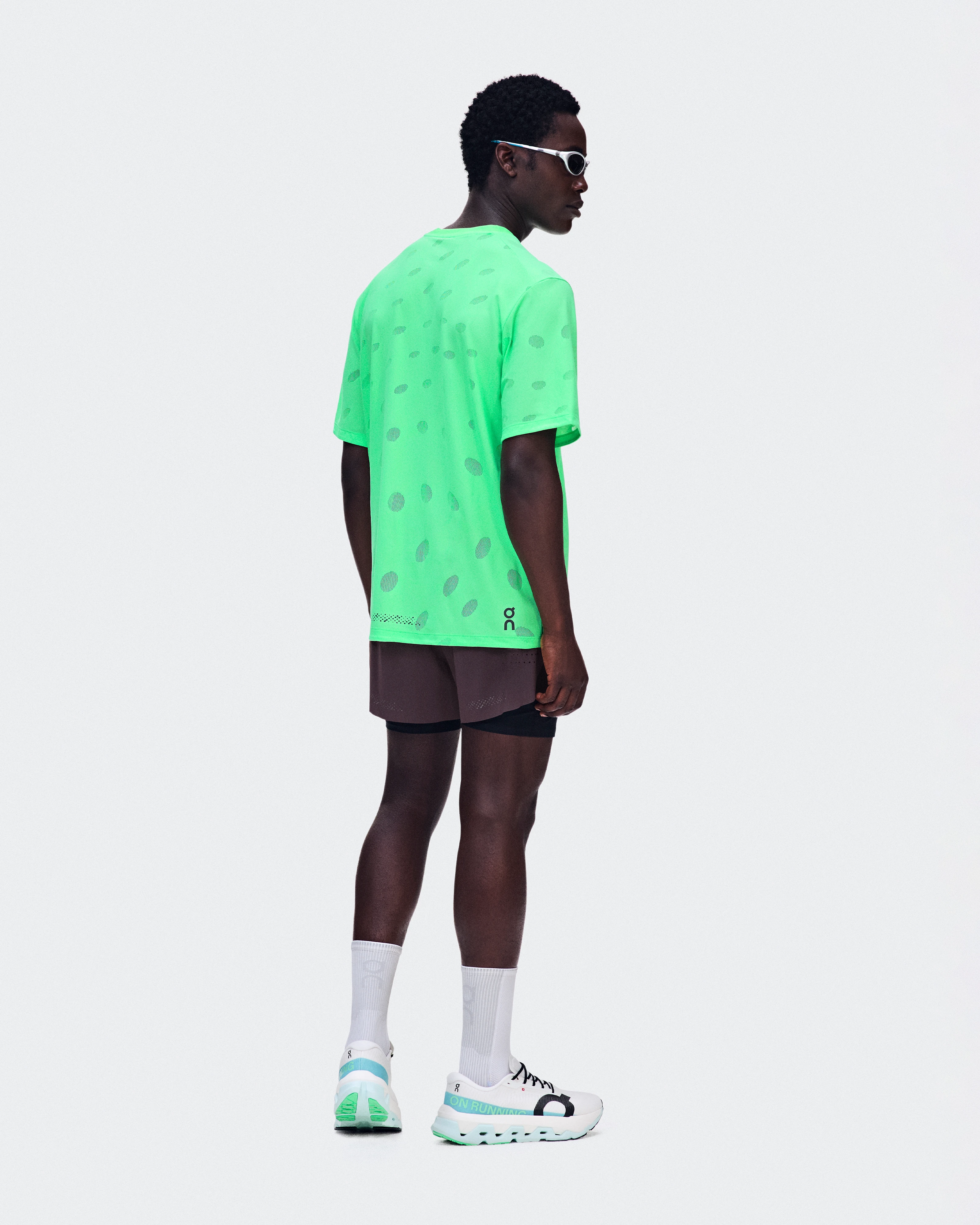 On Zero 2-in-1 Shorts Urchin & Black Men Shorts
