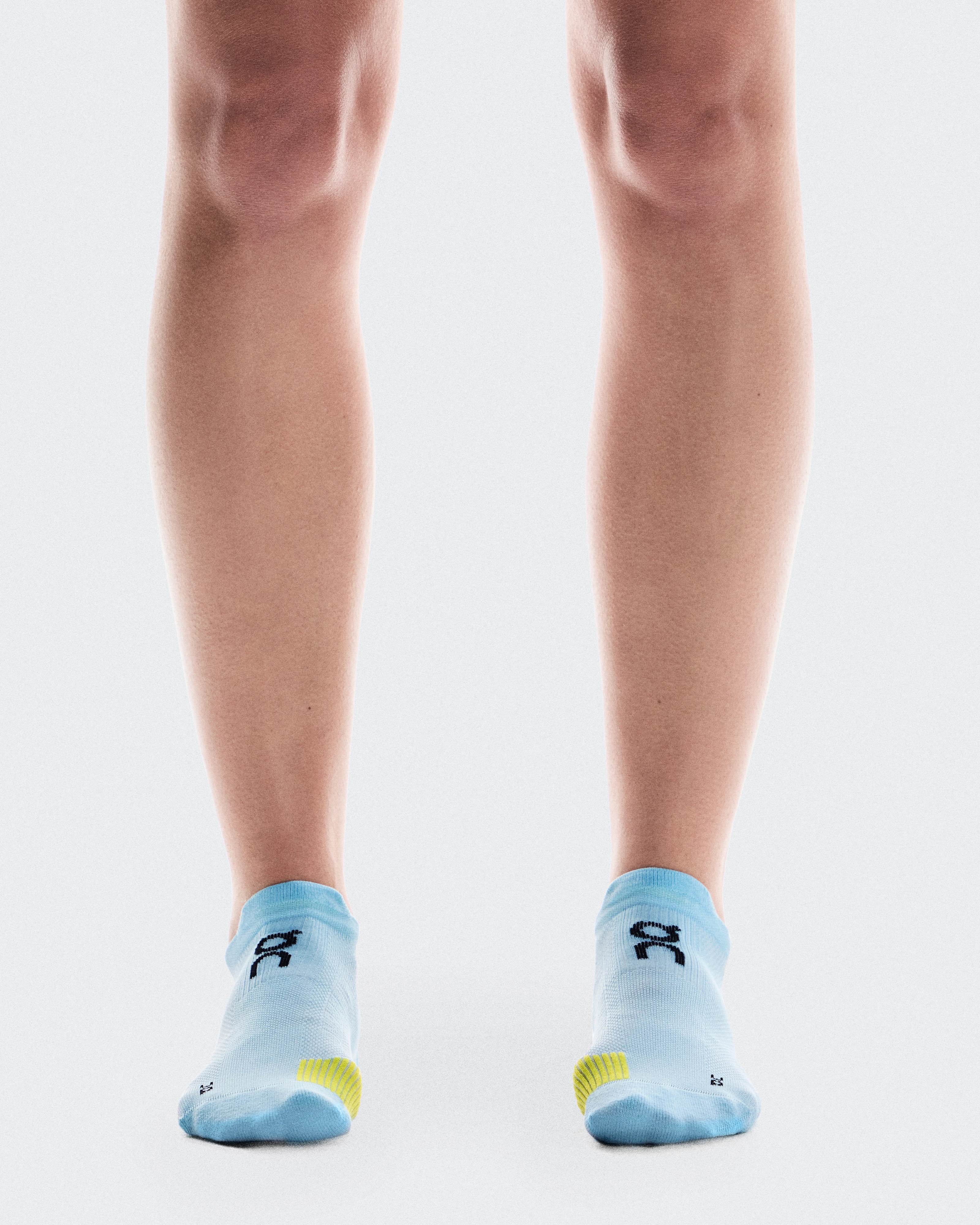 On Performance Run Sock Low Wash & Lime Unisex Socks
