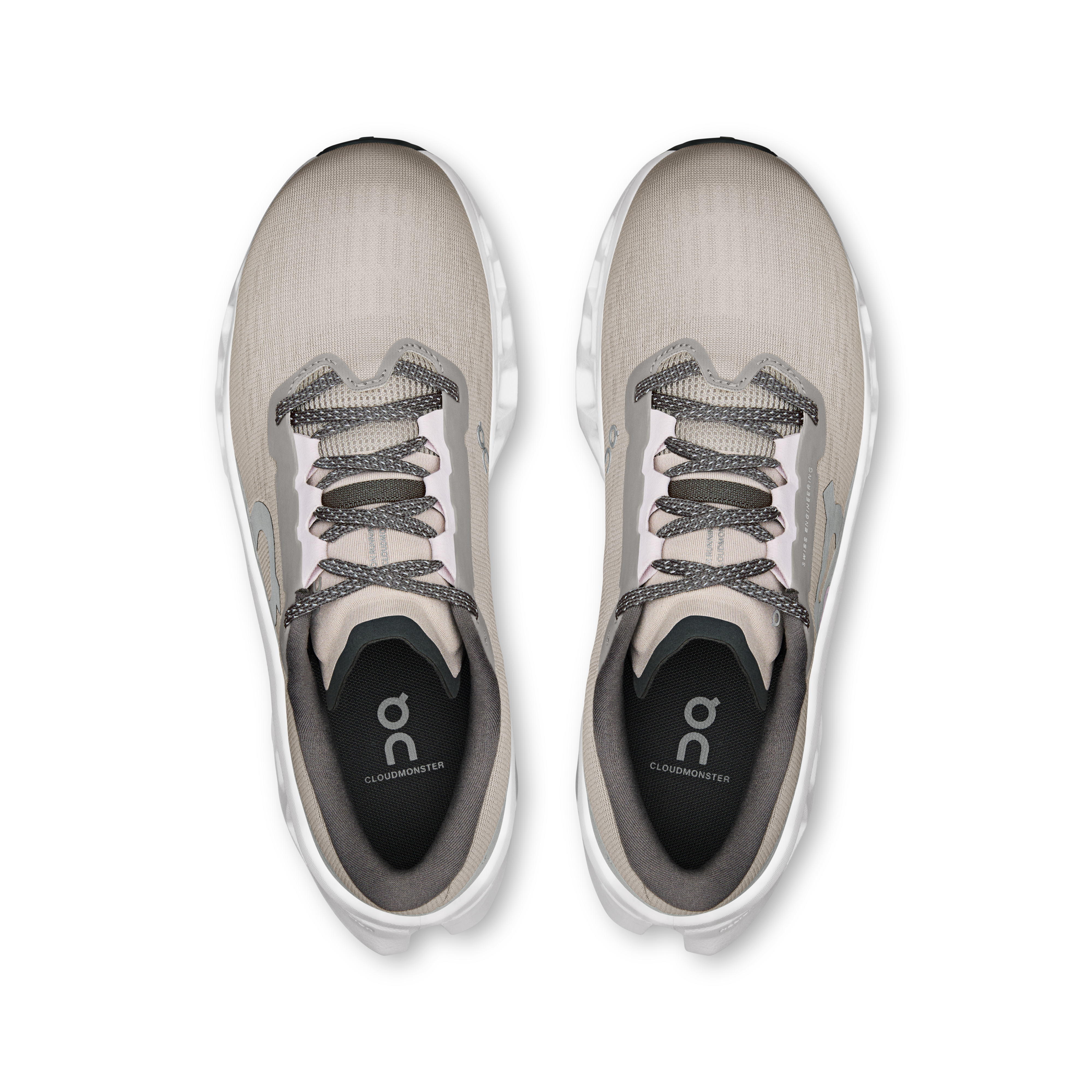 On Cloudmonster 3 Truffle & Ivory Women Road running Shoes