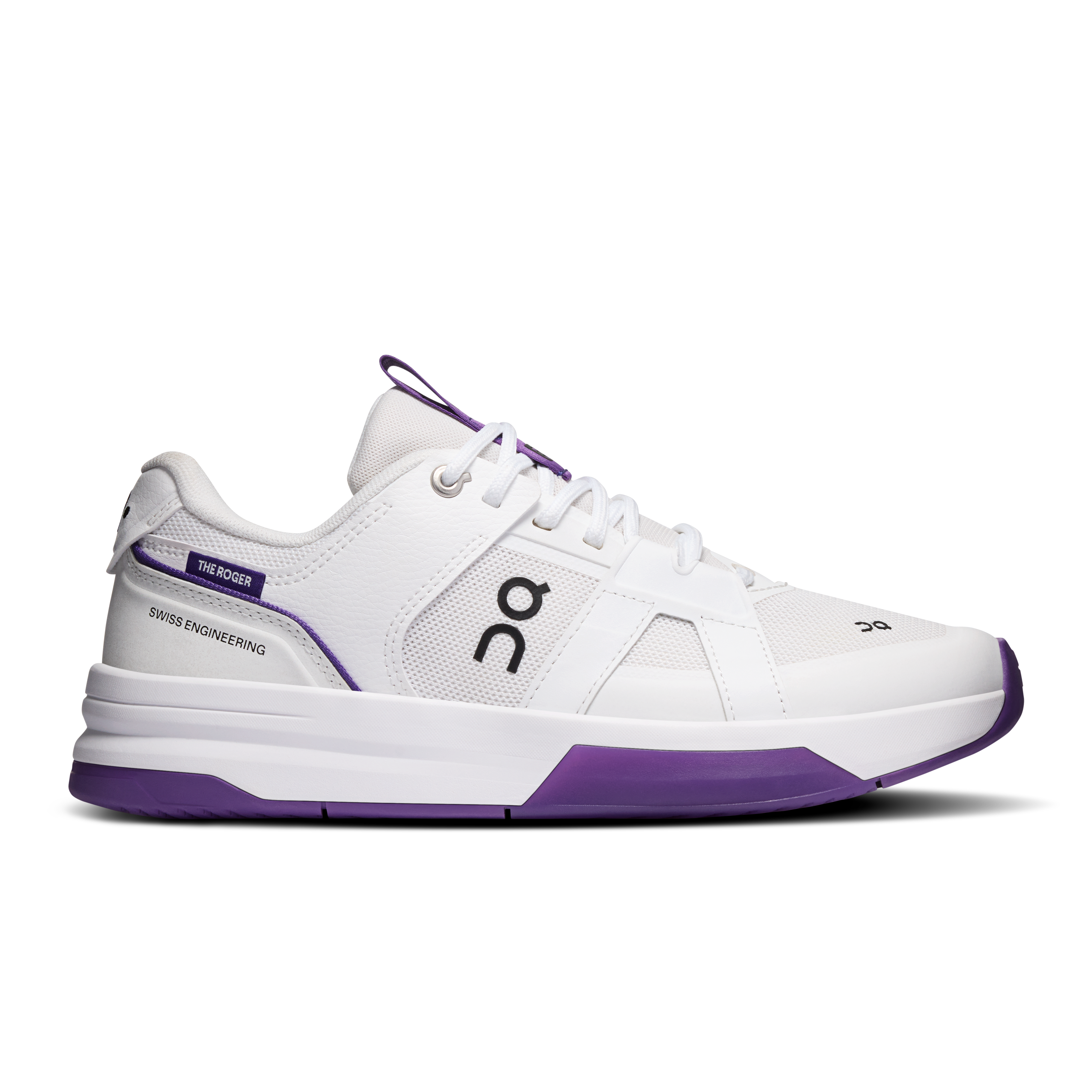 On THE ROGER Clubhouse Pro 2 White & Amethyst Women – Tennis, racket sports Shoes