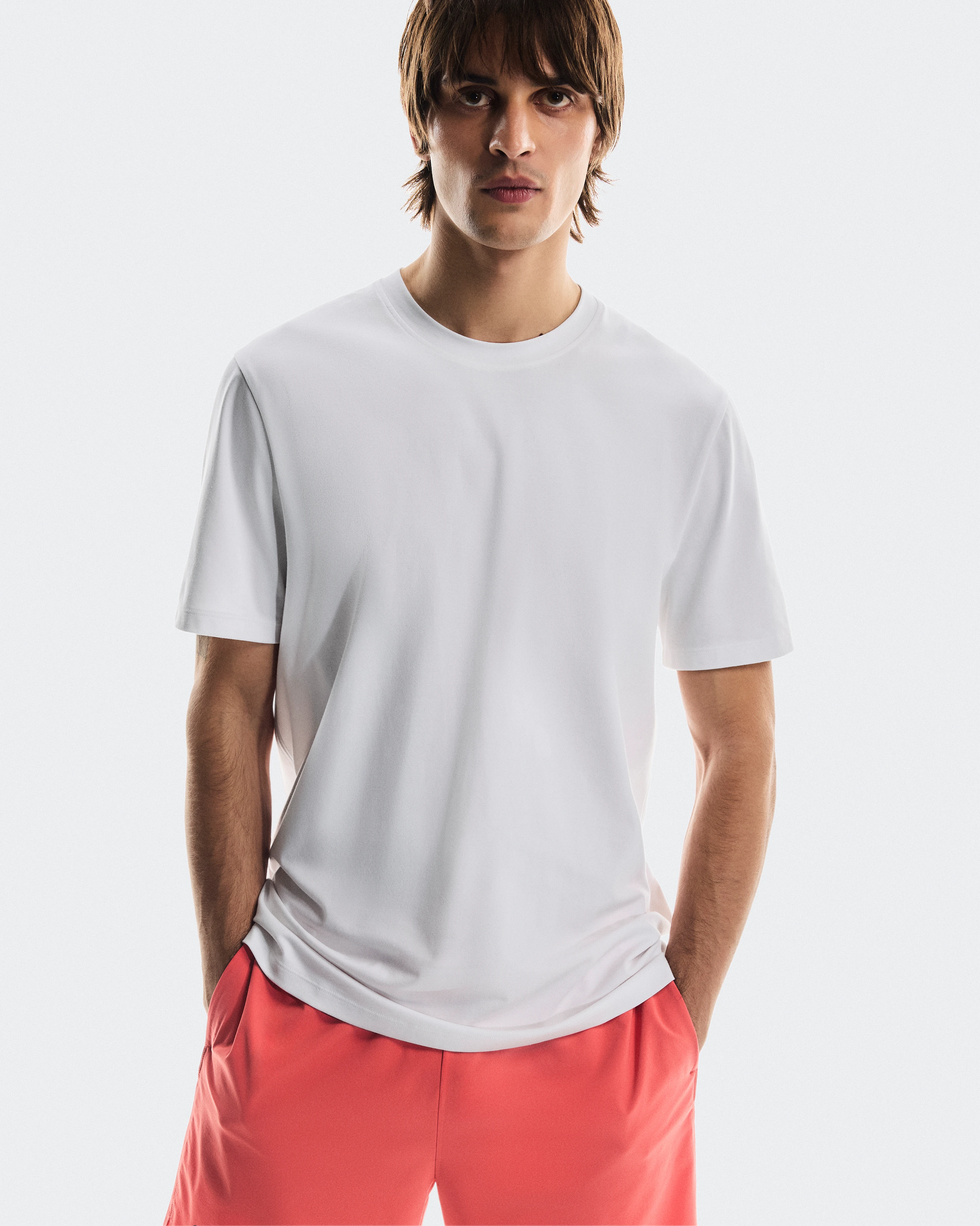 On Focus-T White Men Tops and t-shirts