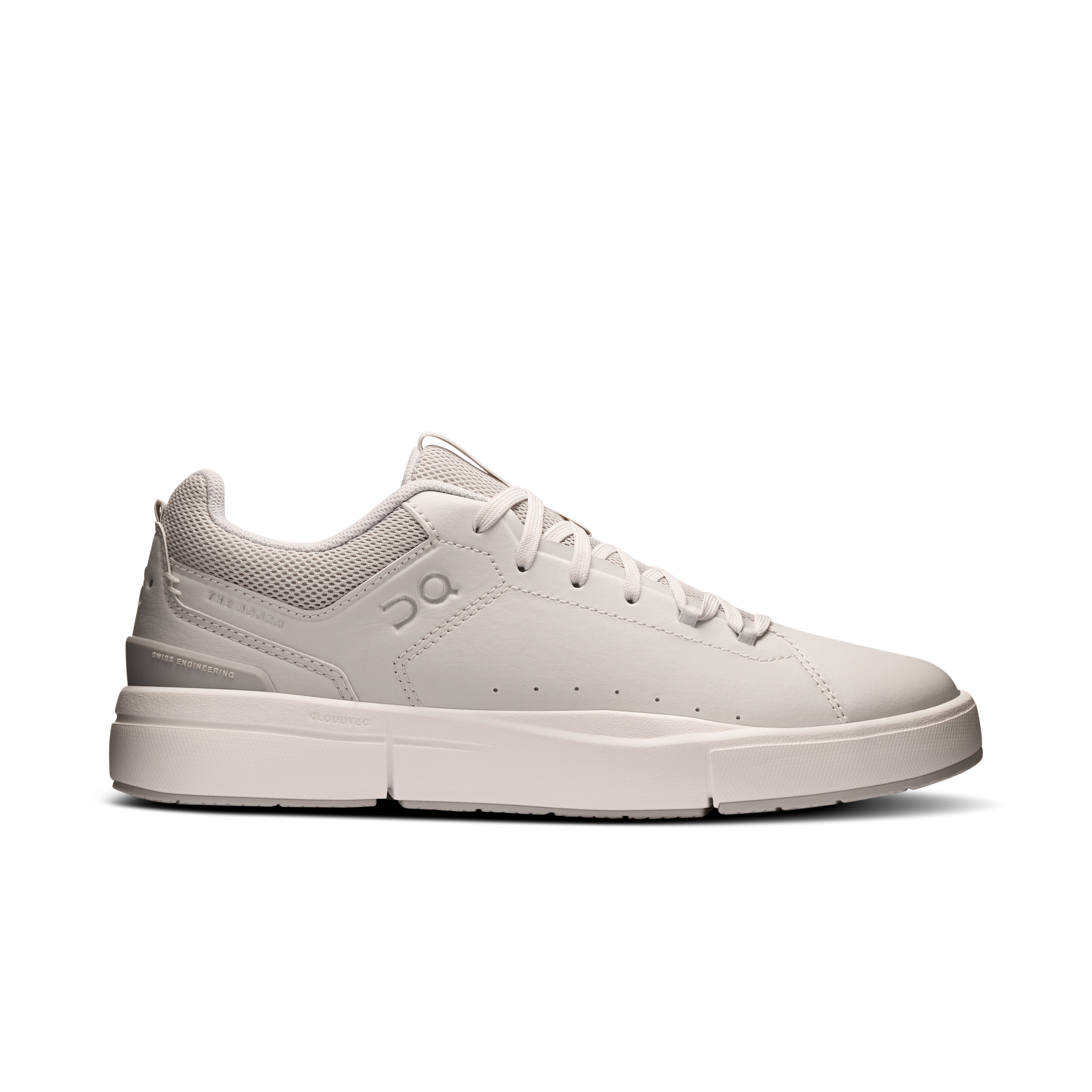 THE ROGER Youth Tennis Shoe in Frost/Silver