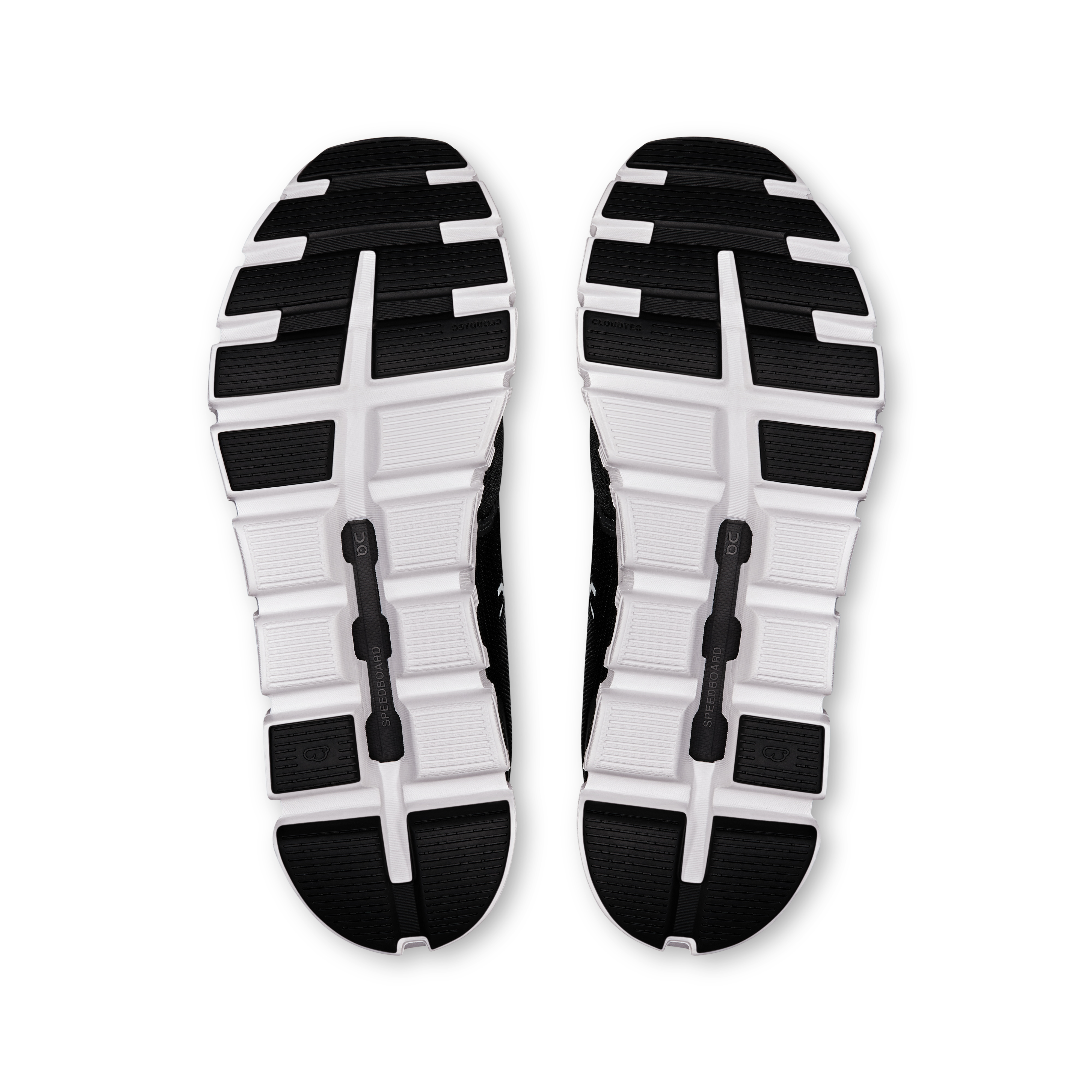 On Cloud 6 Wide Black & White Men Active life Shoes