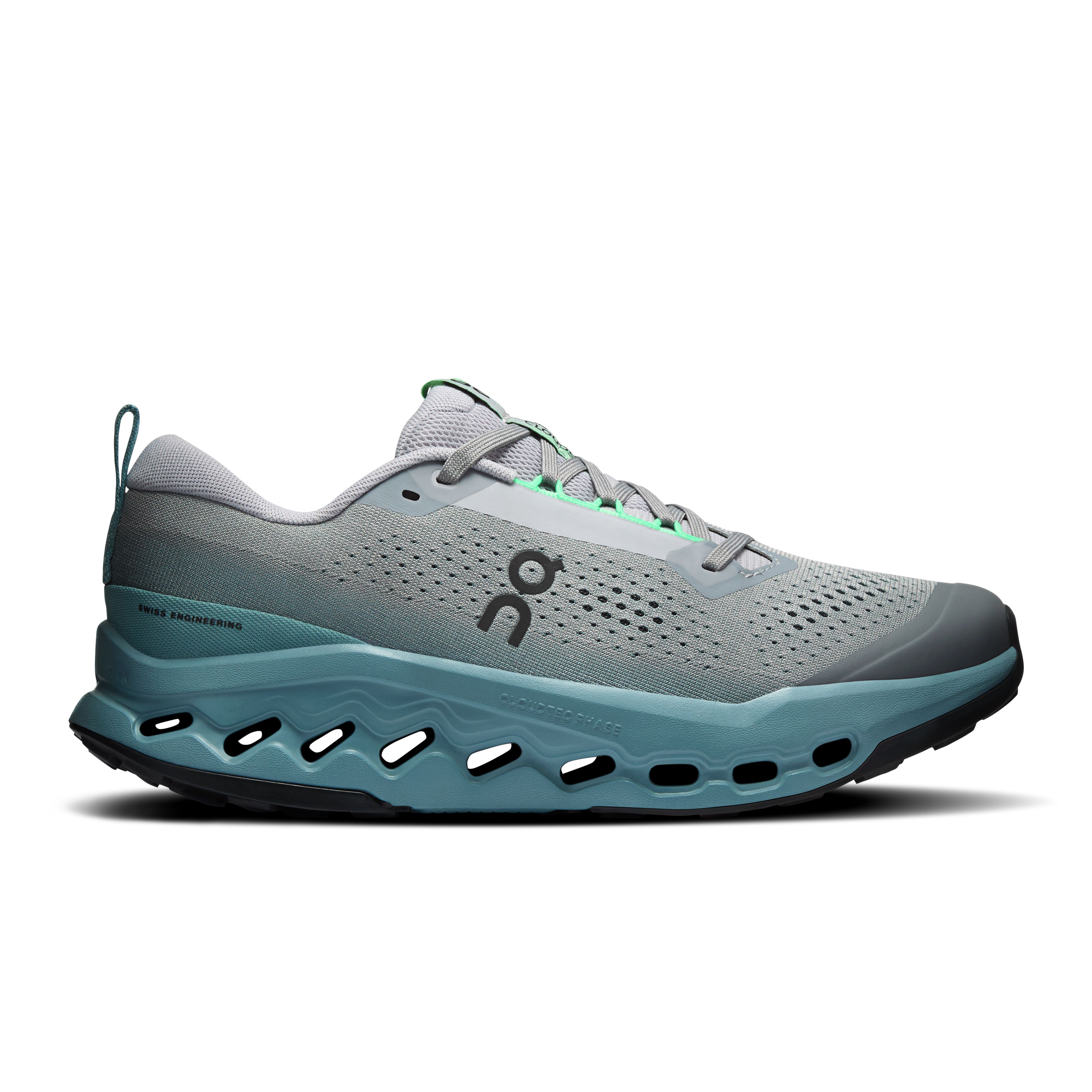 Cloudsurfer Trail 2 Trail Running Shoe in Platinum/Tide