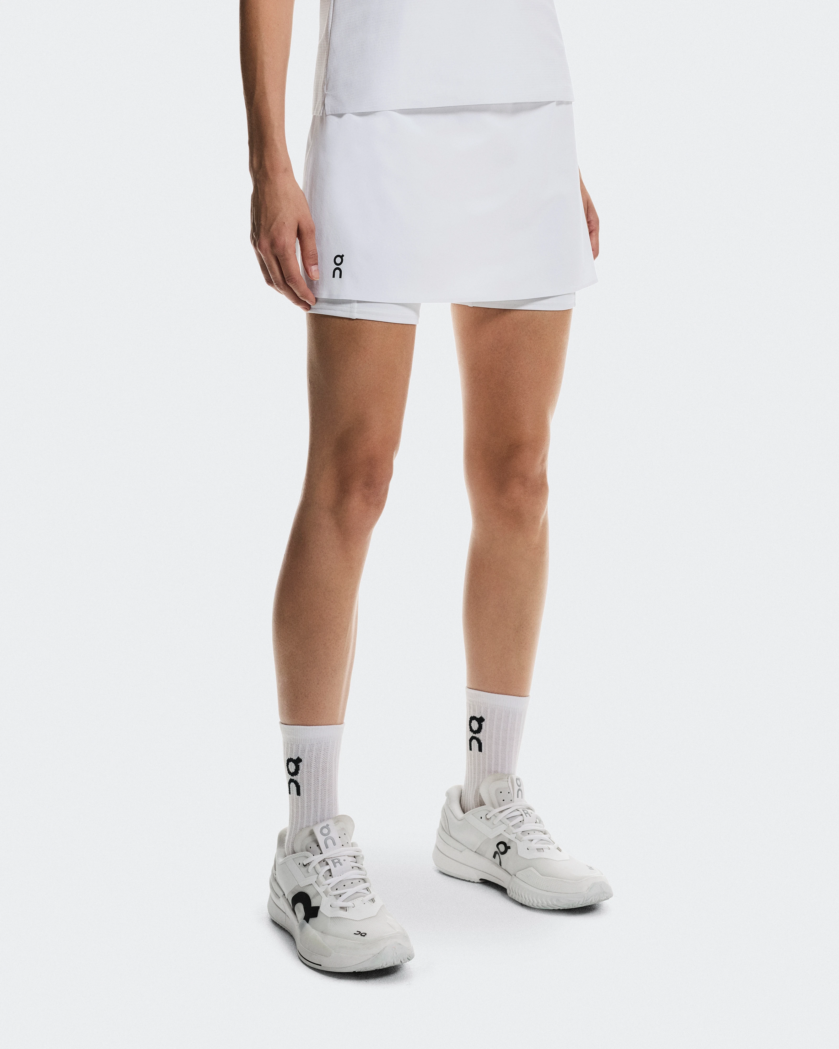 On Court Skirt Split White Women Skirts