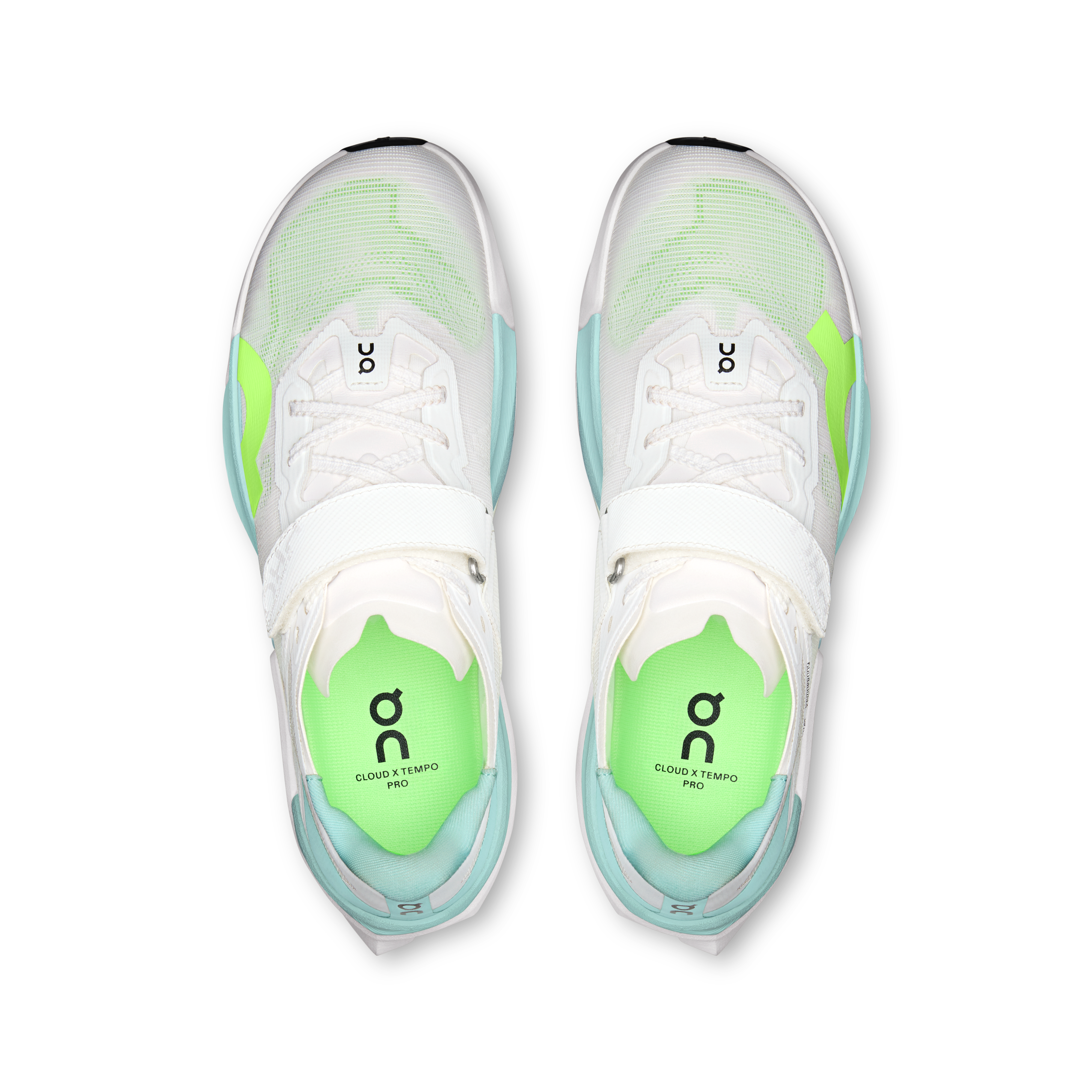 On Cloud X Tempo Pro White & Celeste Men training_shoes Shoes