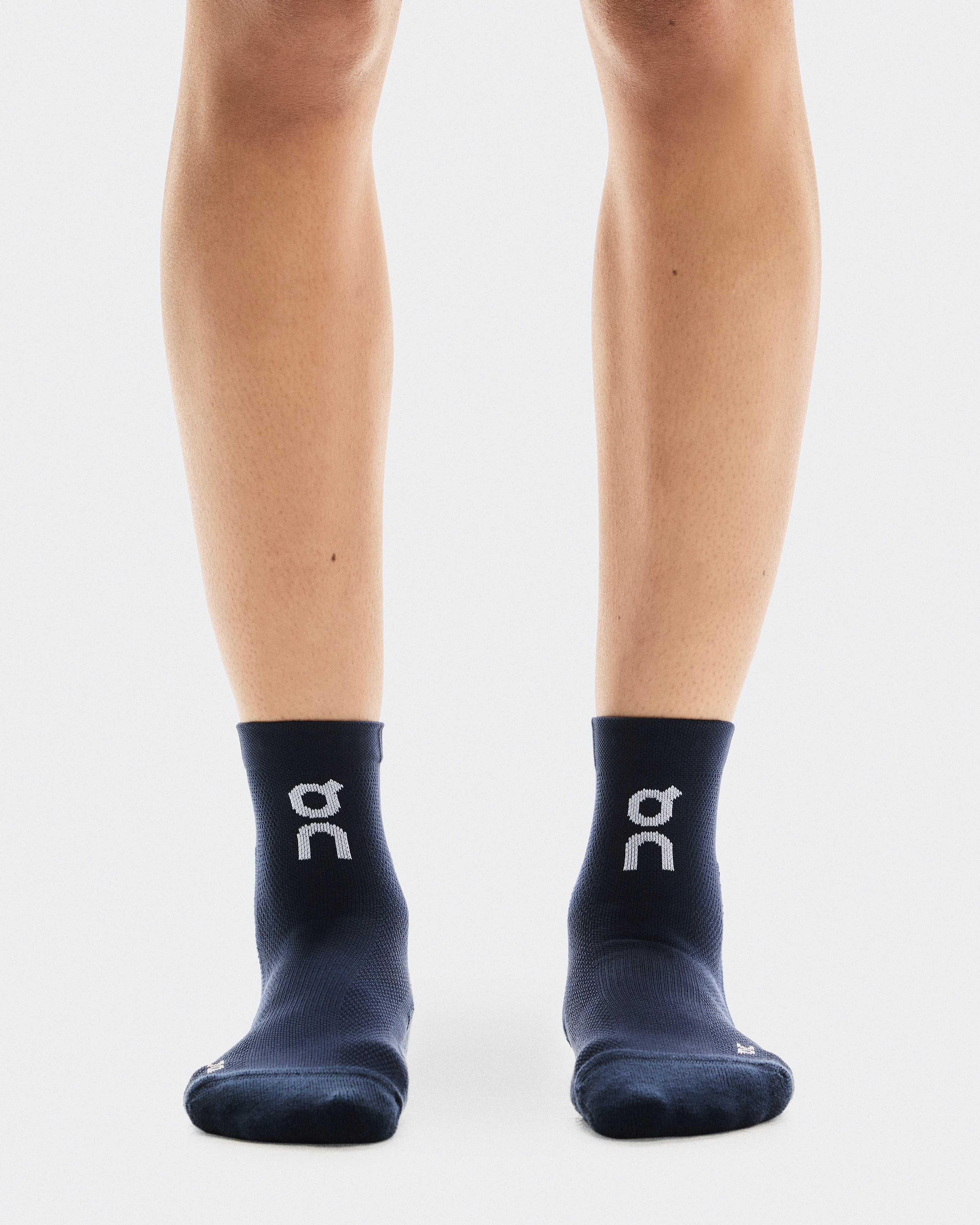 On Core Run Sock Mid 2P Navy Unisex Socks