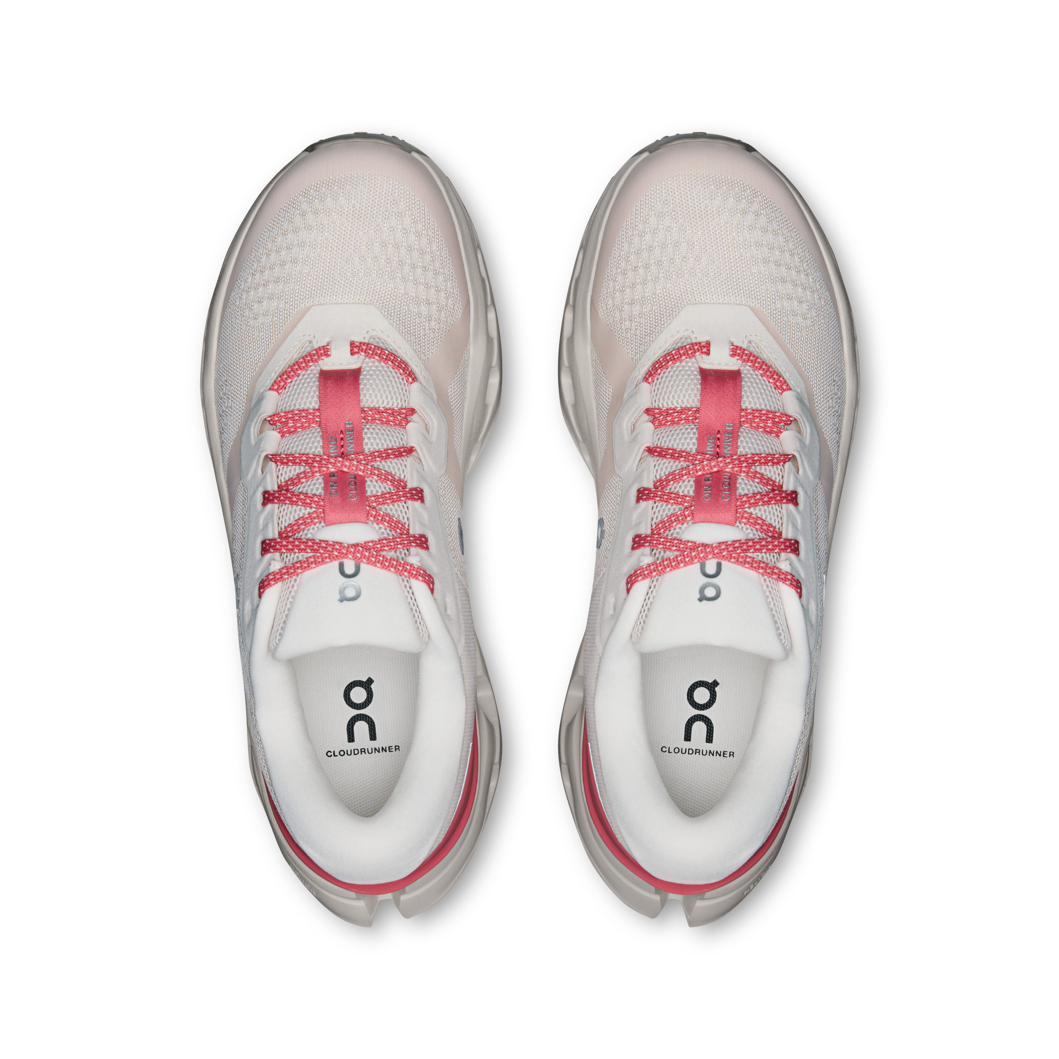 On Cloudrunner 3 Oyster & Camellia Women Road running Shoes