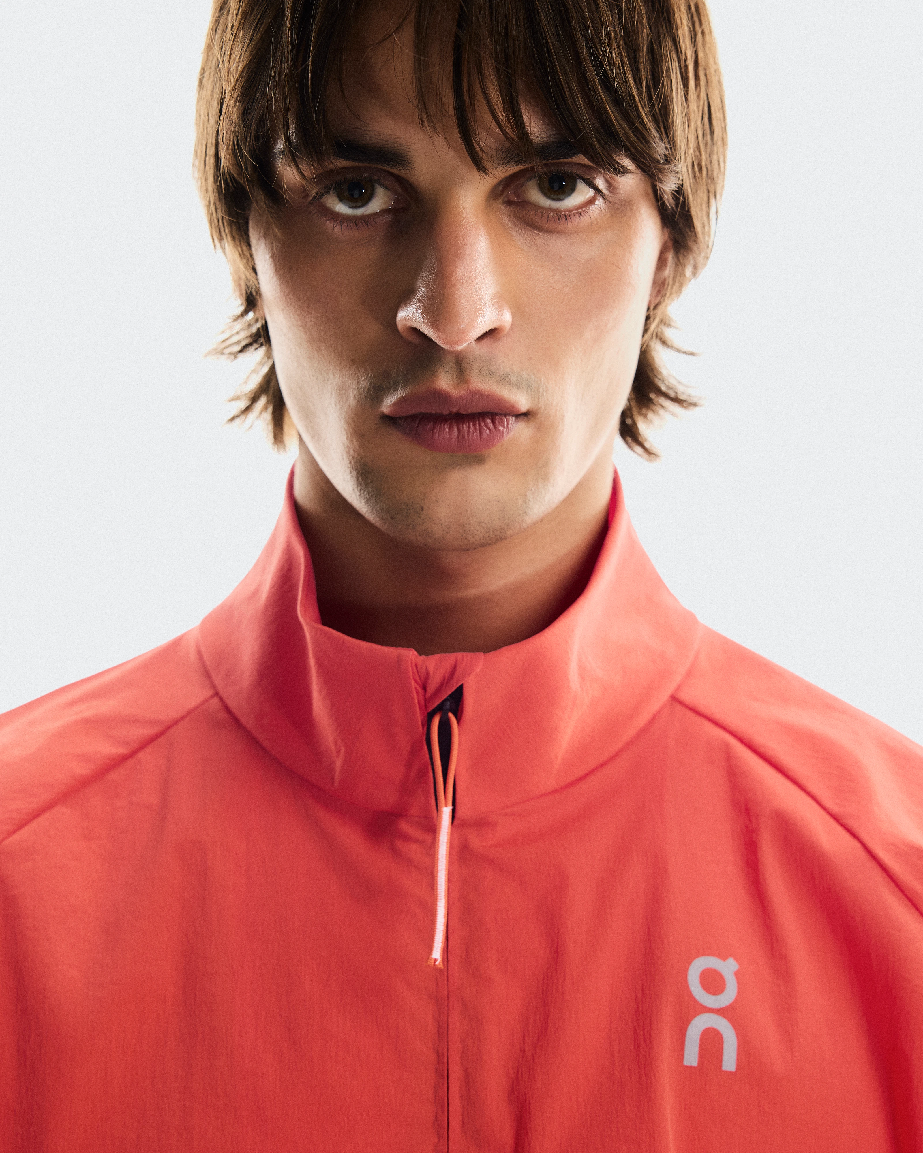 On All-Day 1/2 Zip Jacket Coral Men Jackets
