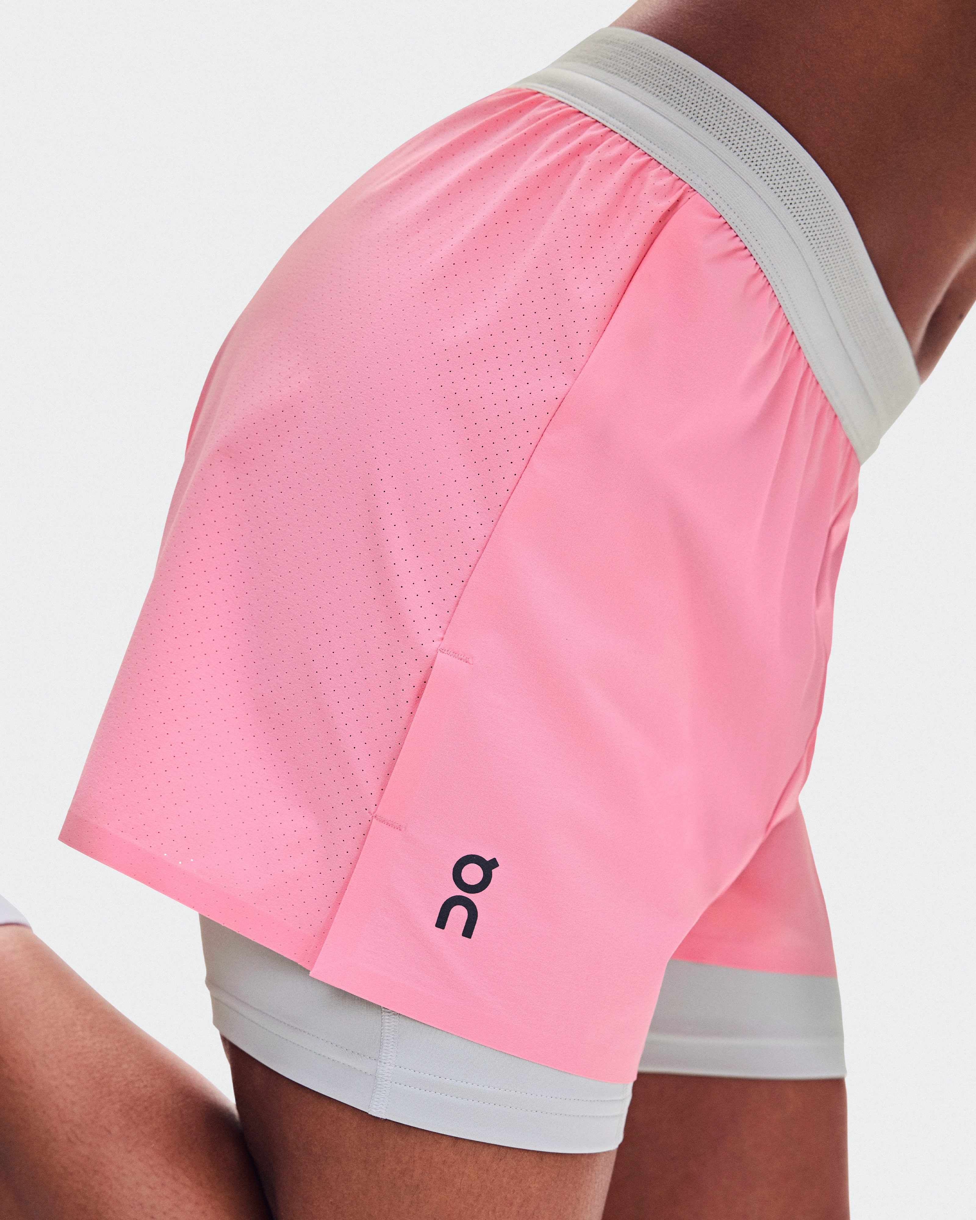 On 3" Performance 2/1 Shorts Magnolia & Glacier Women Shorts