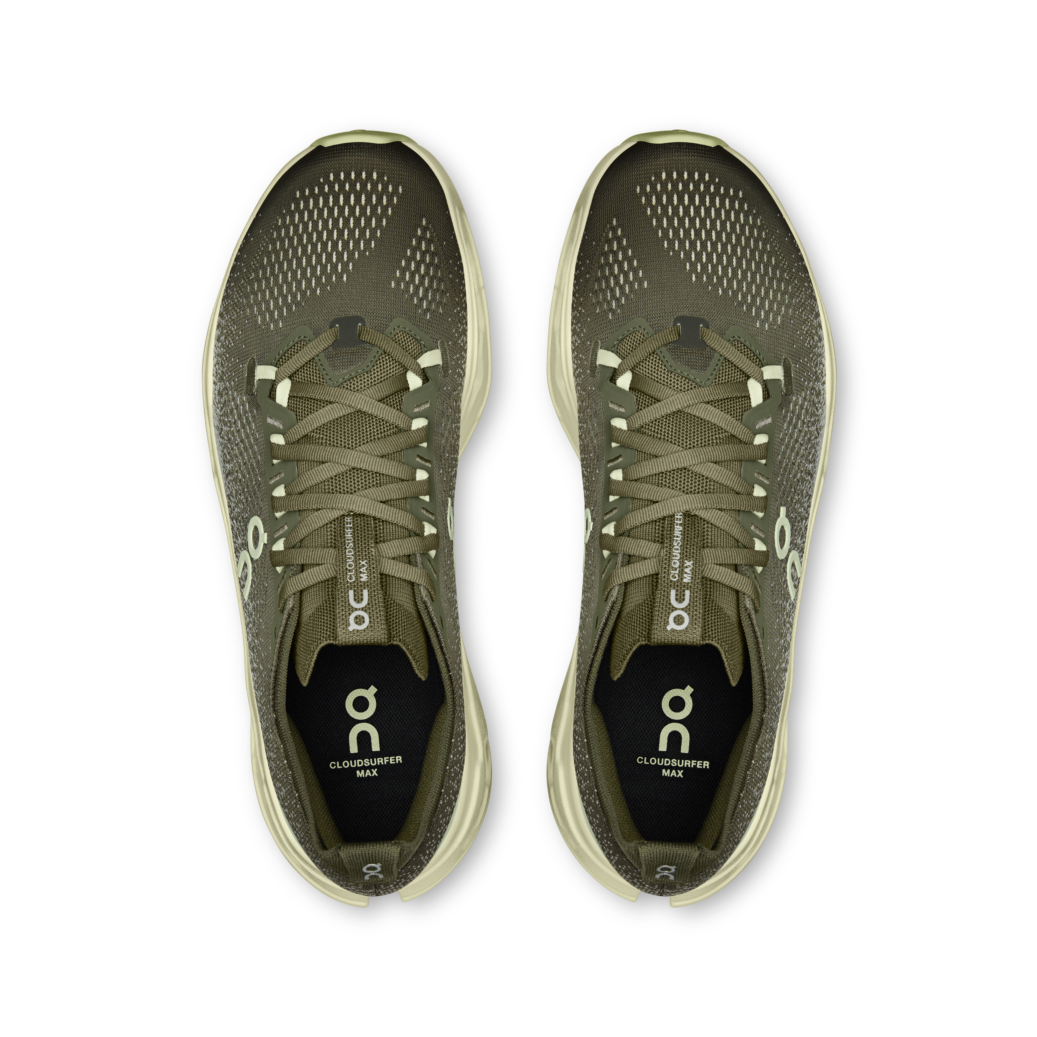 On Cloudsurfer Max Wide Olive & Seedling Men Road running Shoes
