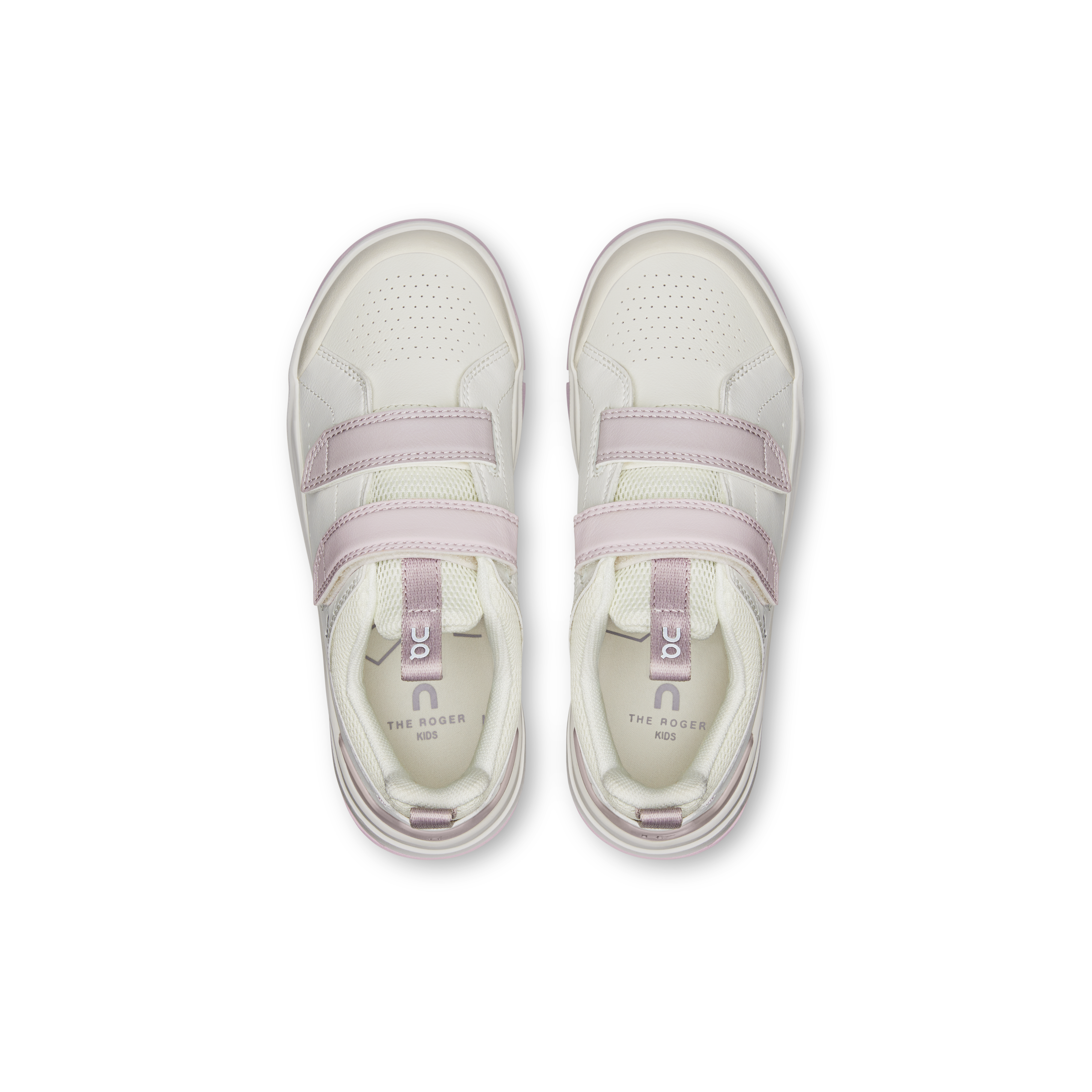 On THE ROGER Kids Ivory & Orchid Kids Active life Shoes