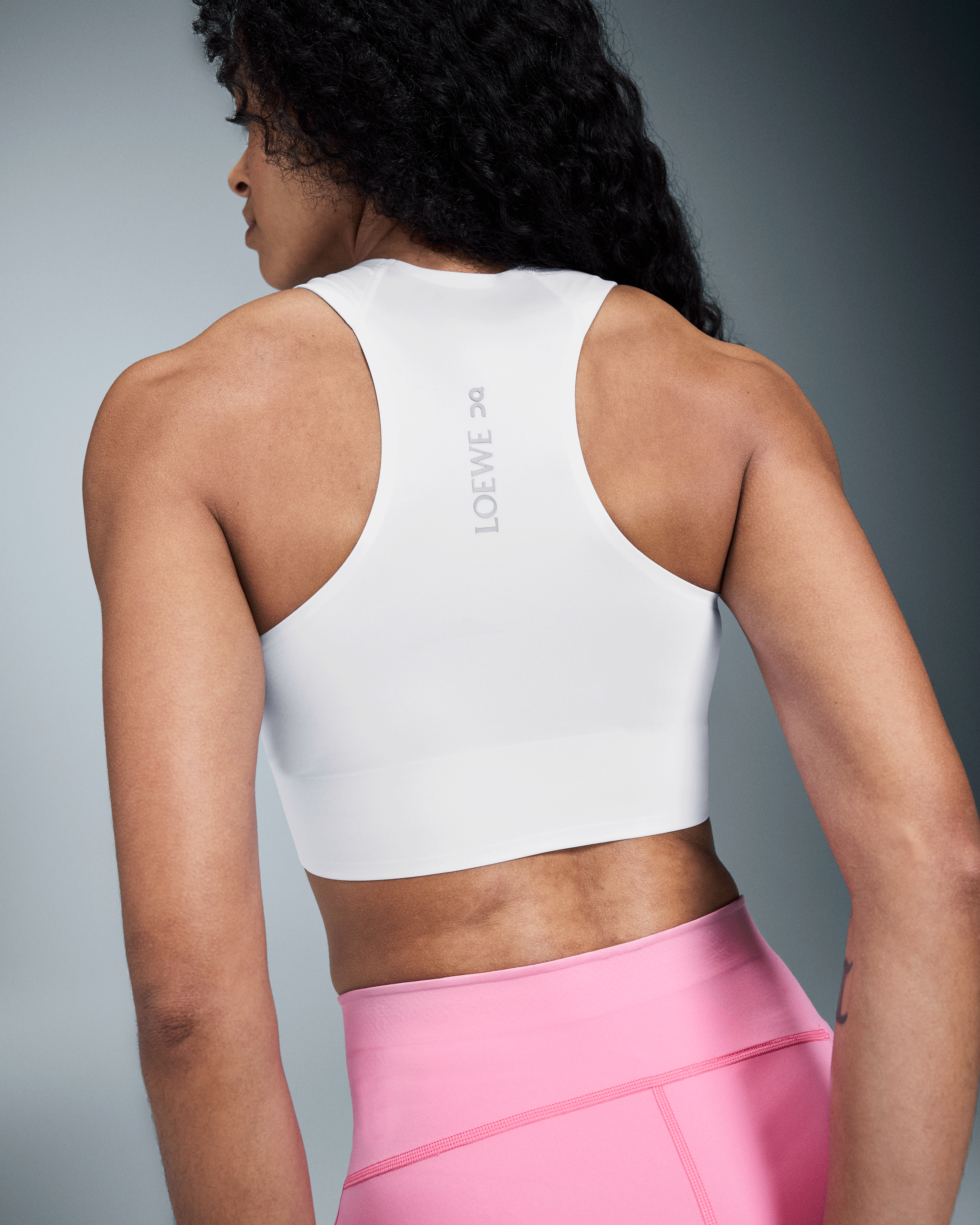 On Performance Top LOEWE White Women Tops and t-shirts