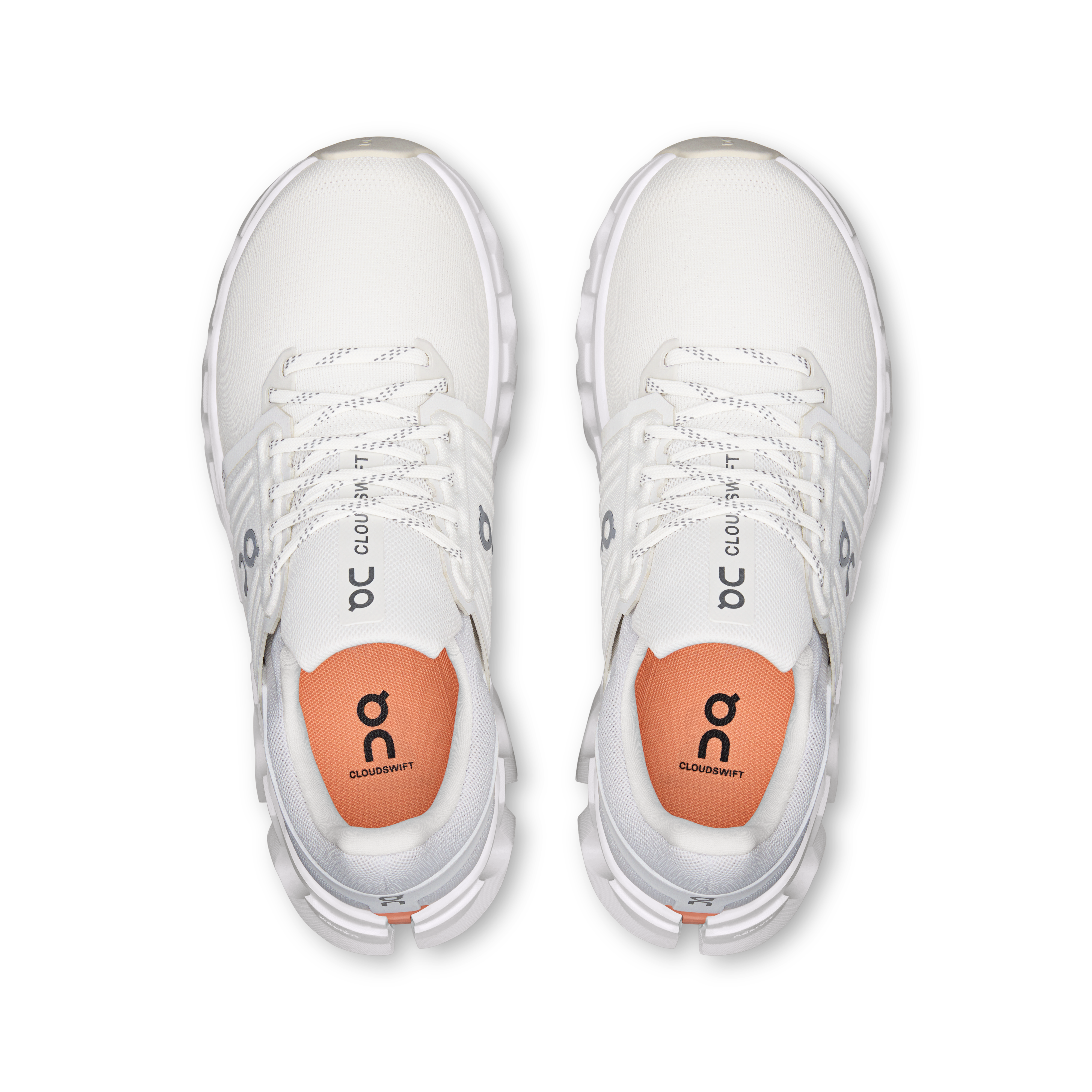 On Cloudswift 4 AD White & Sunstone Women Active life Shoes