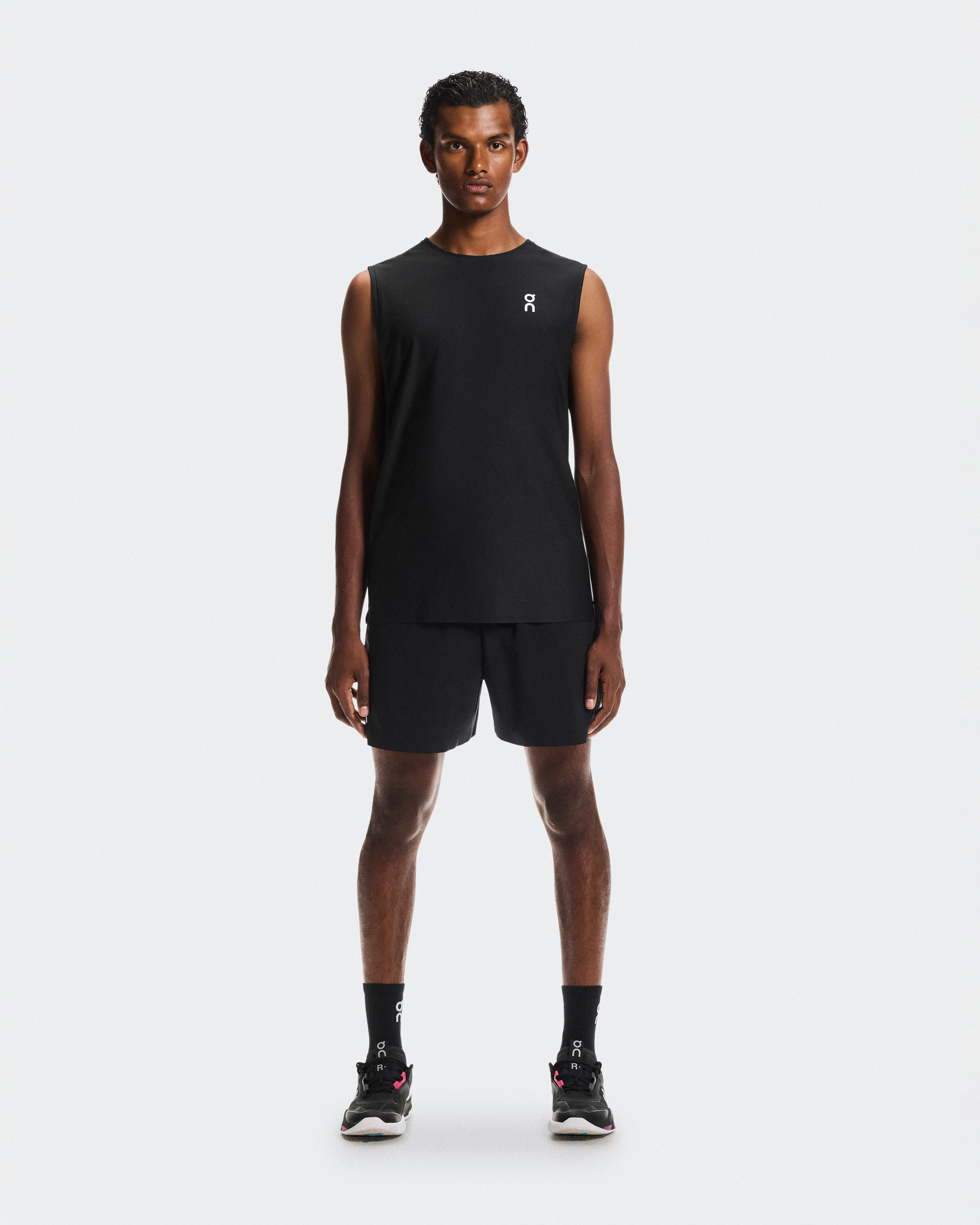 On Court Tank Black Men Tops and t-shirts