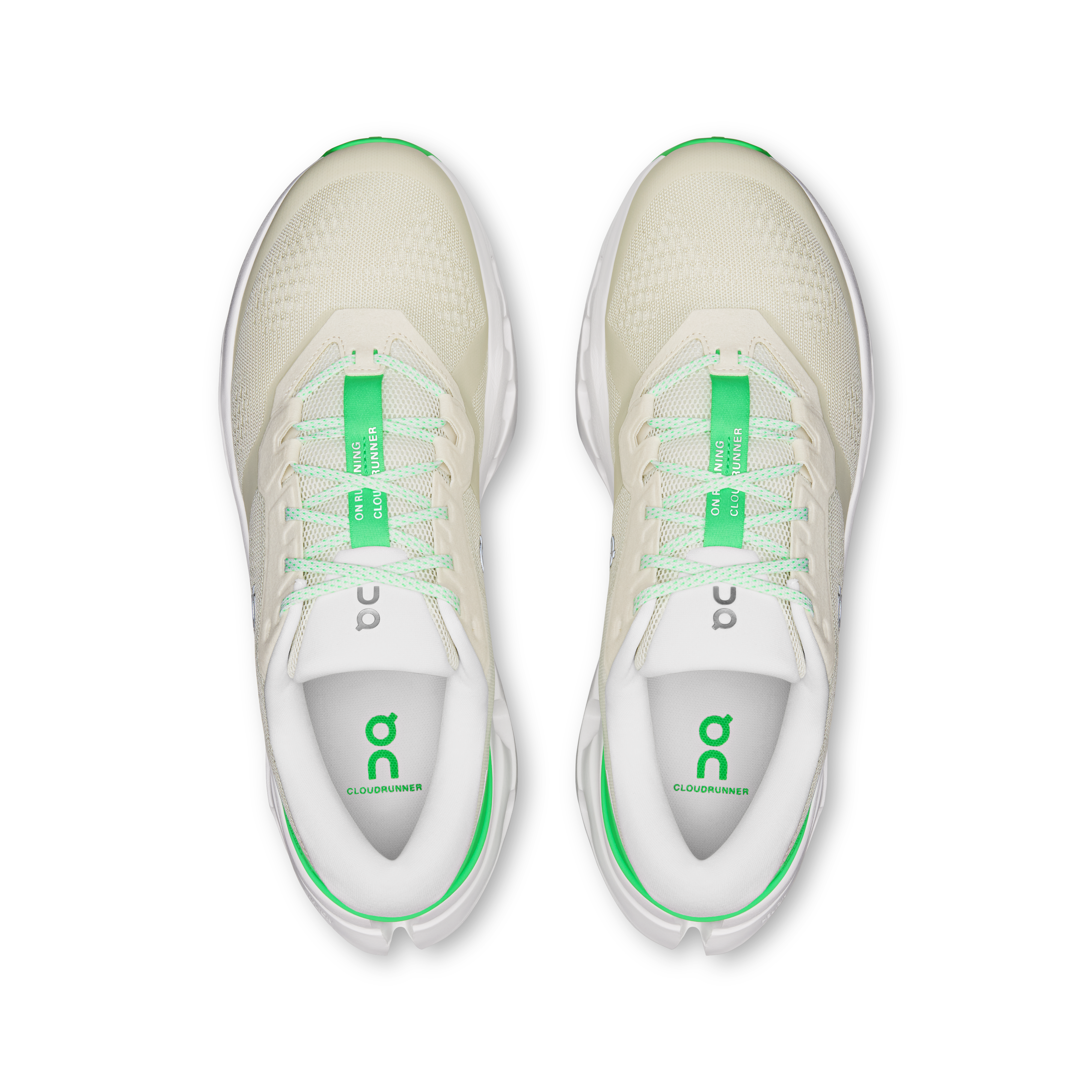 On Cloudrunner 3 Ghost & Verdite Men Road running Shoes