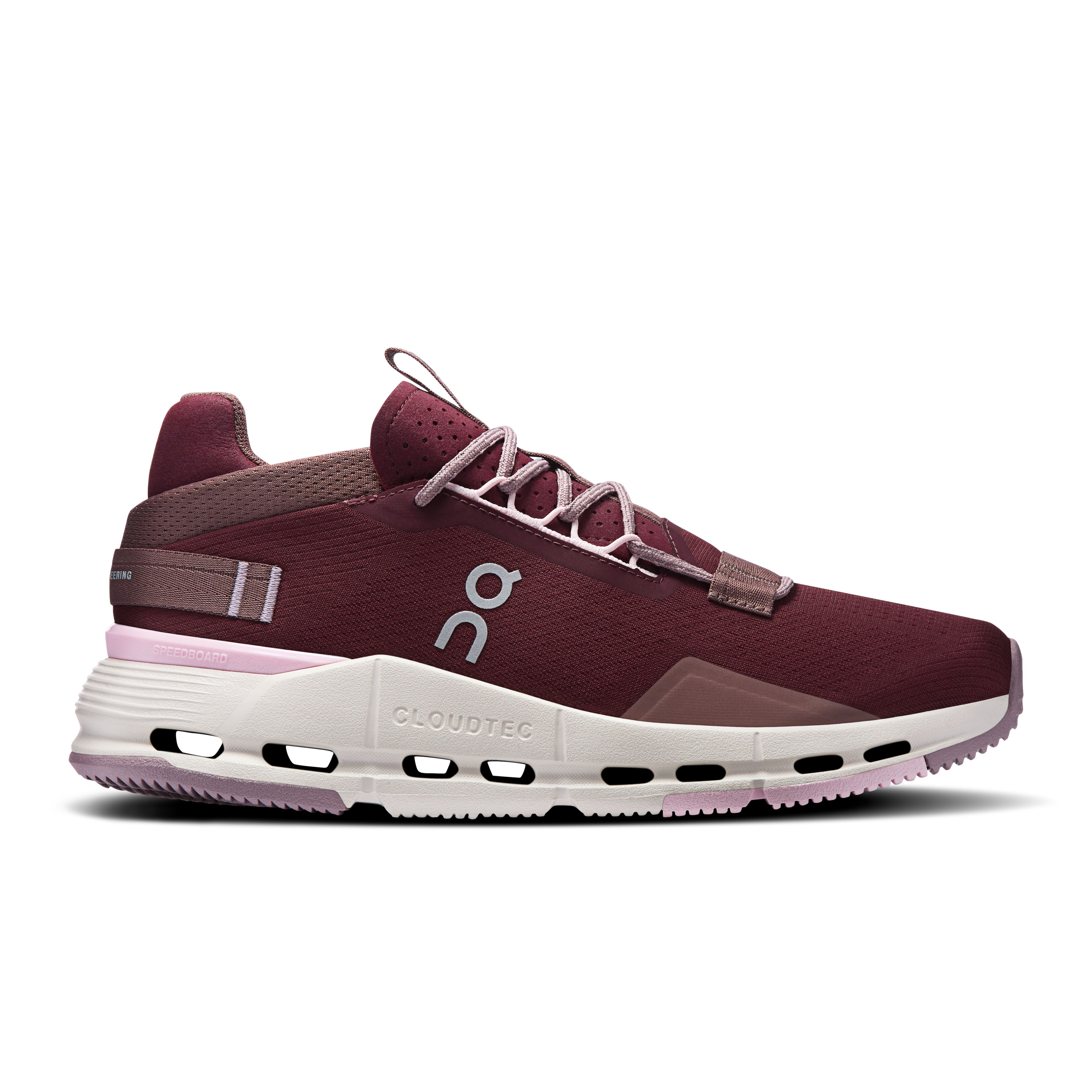 Cloudnova 2 Lifestyle Shoe in Maroon/Peony