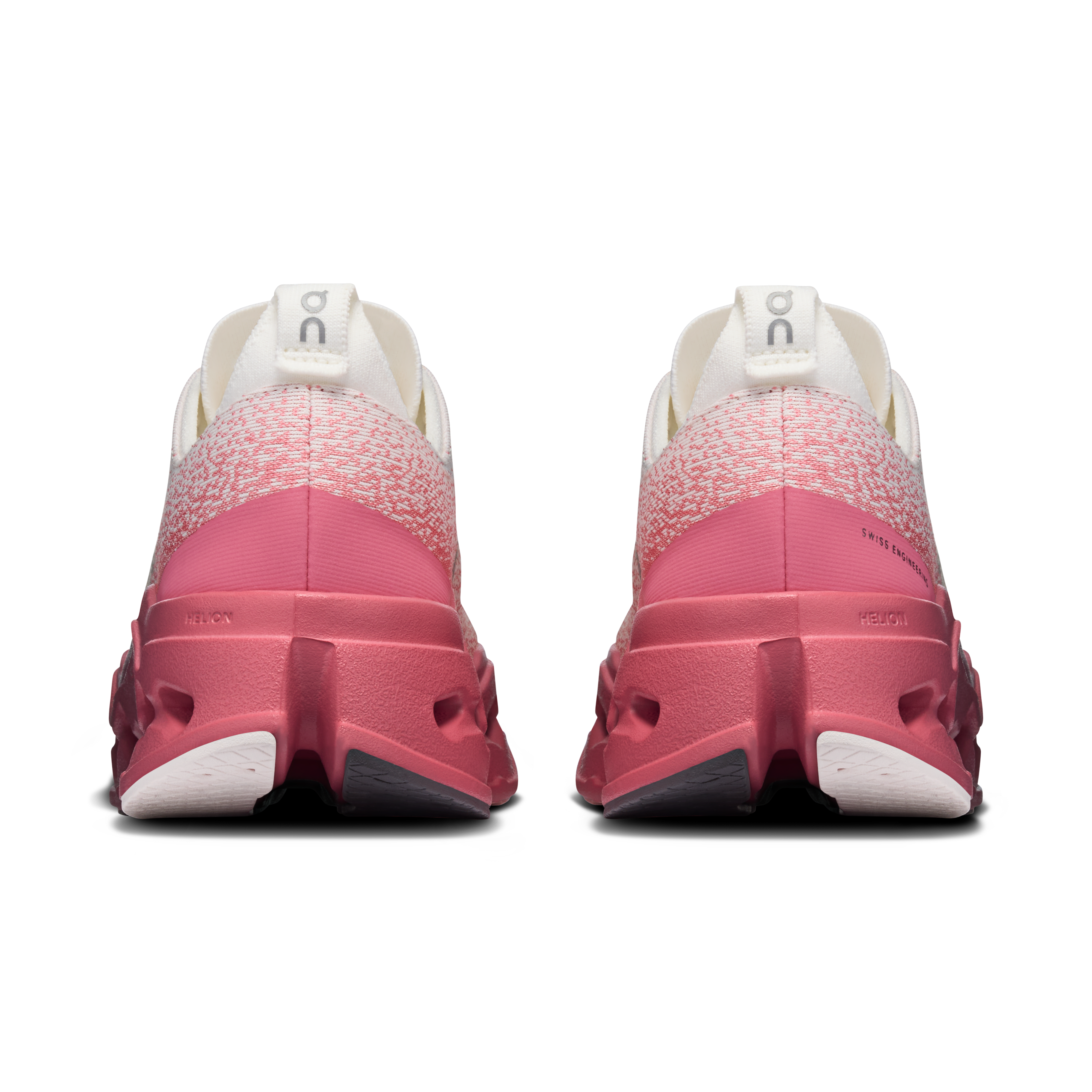 On Cloudsurfer Max White & Camellia Women Road running Shoes
