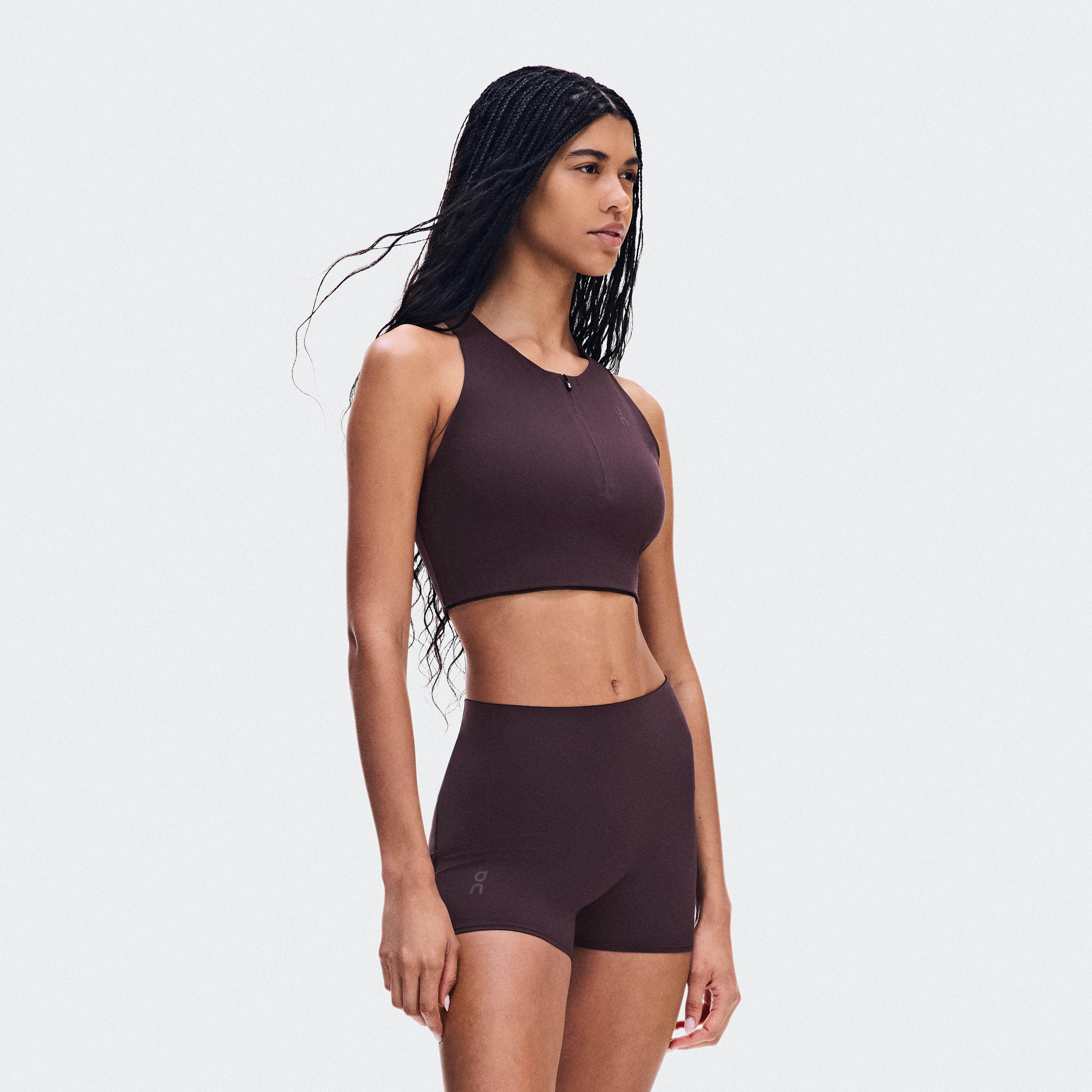 On Zero Crop Urchin Women – Race-day running Tops and t-shirts