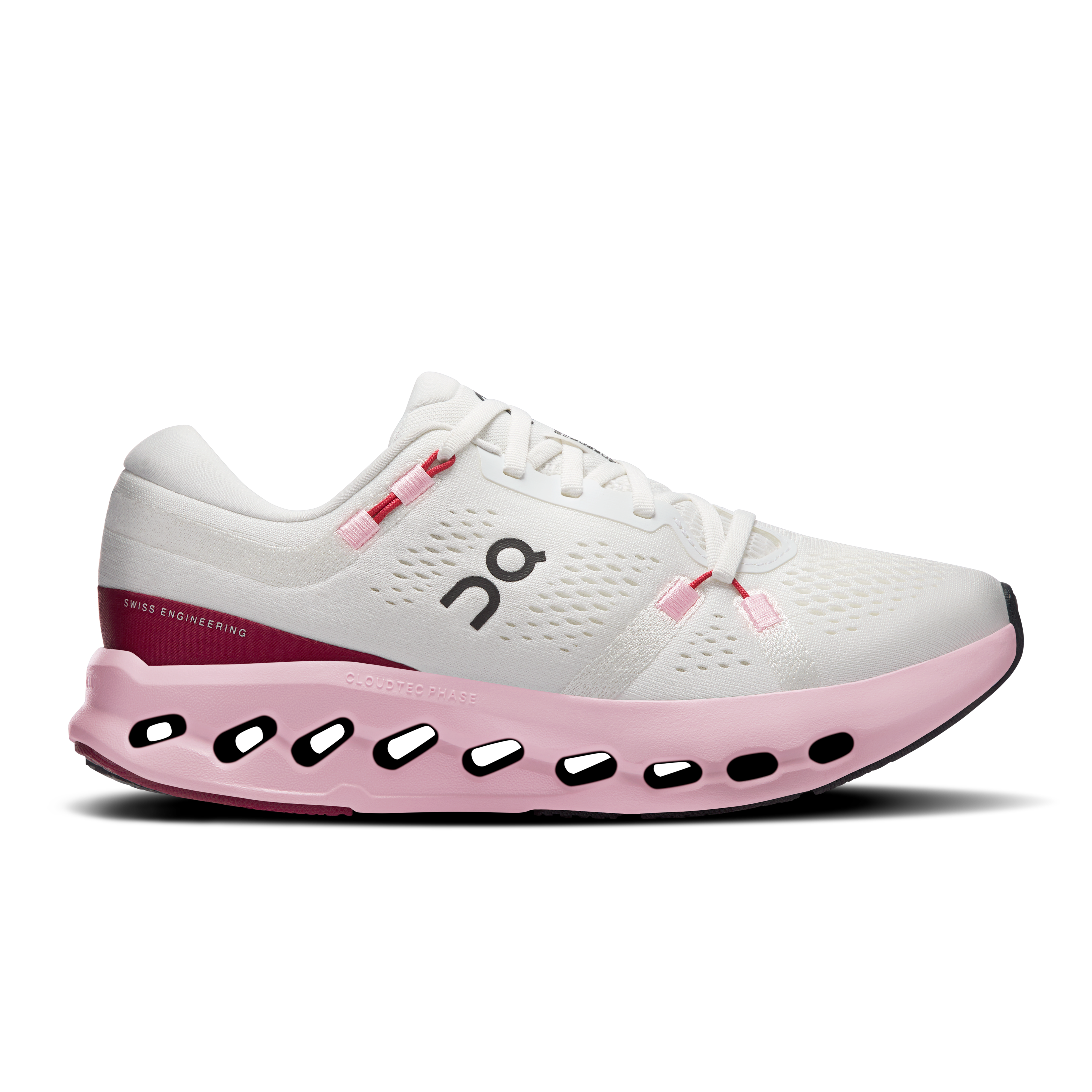 Cloudsurfer 2 Road Running Shoe in Ivory/Peony