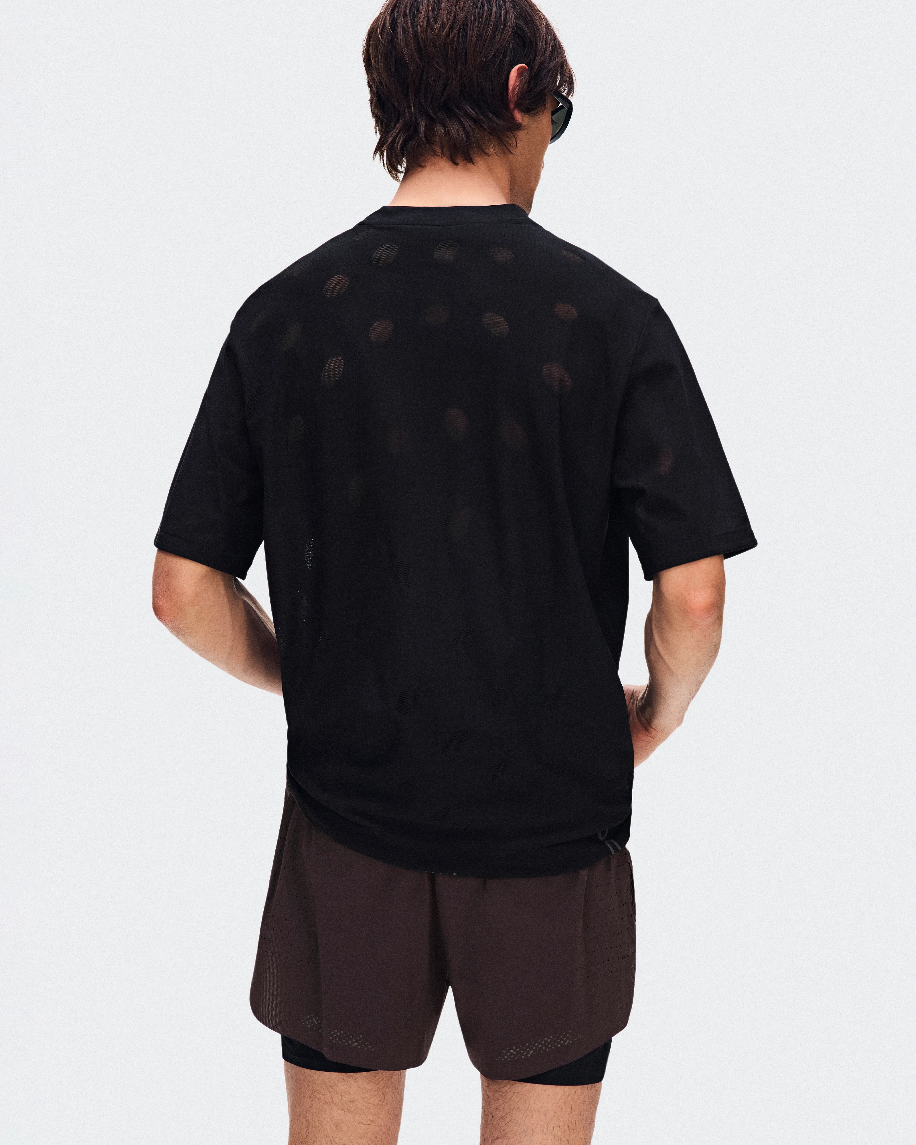 On Zero-T Breathe Black Men Tops and t-shirts