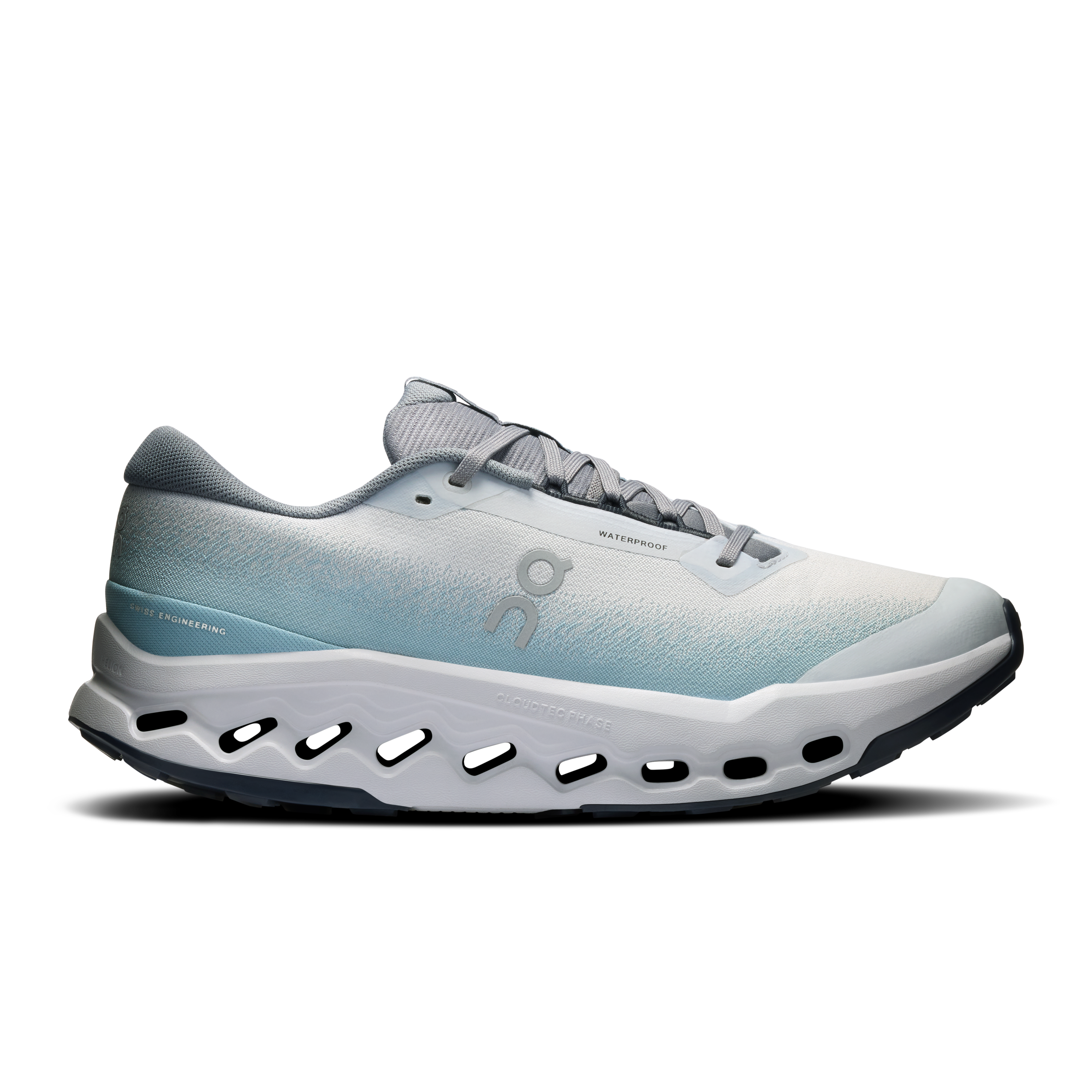 Cloudsurfer Trail 2 Waterproof Trail Running Shoe in Glacier/Tide