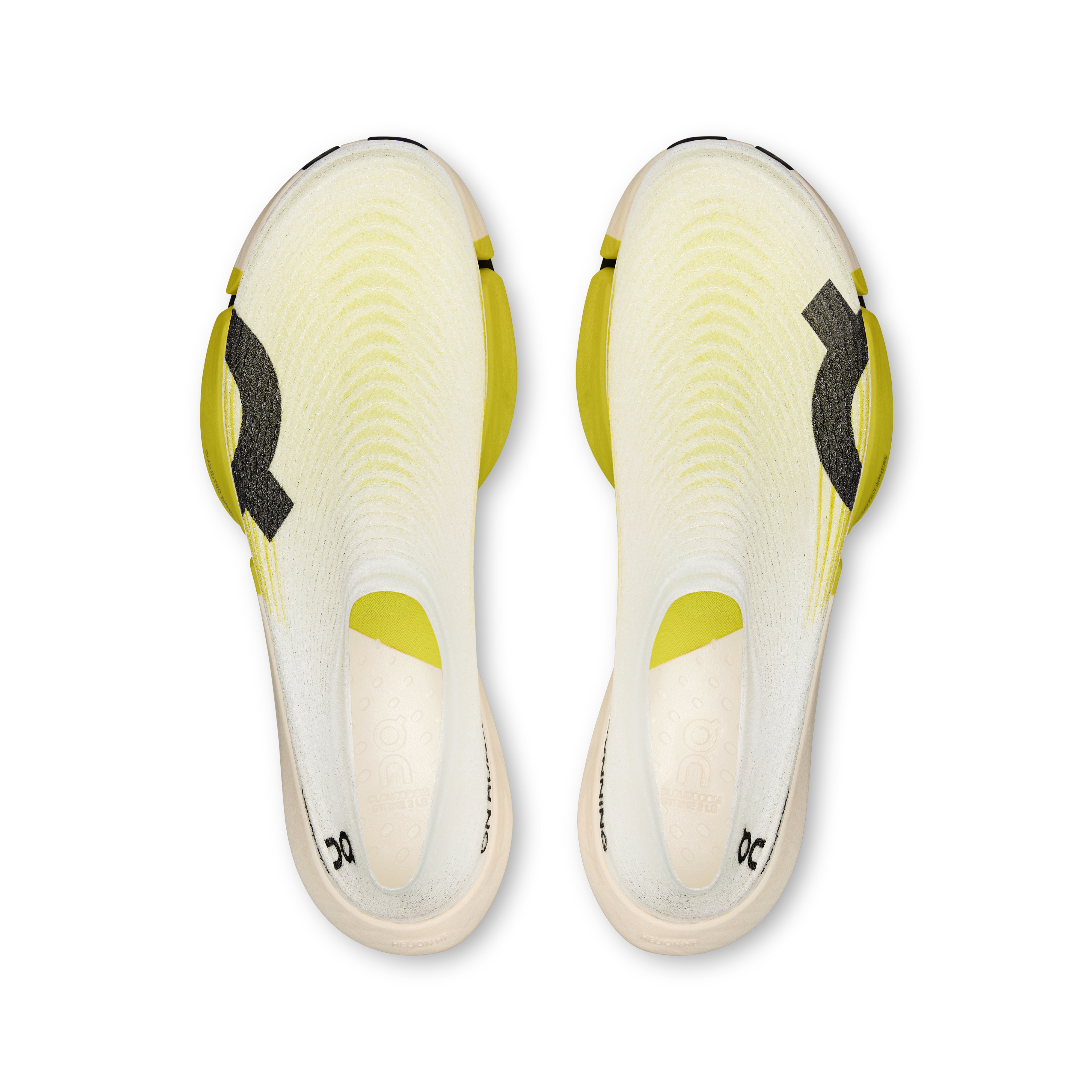 On LightSpray Cloudboom Strike 2 White & Lime Unisex Road running Shoes