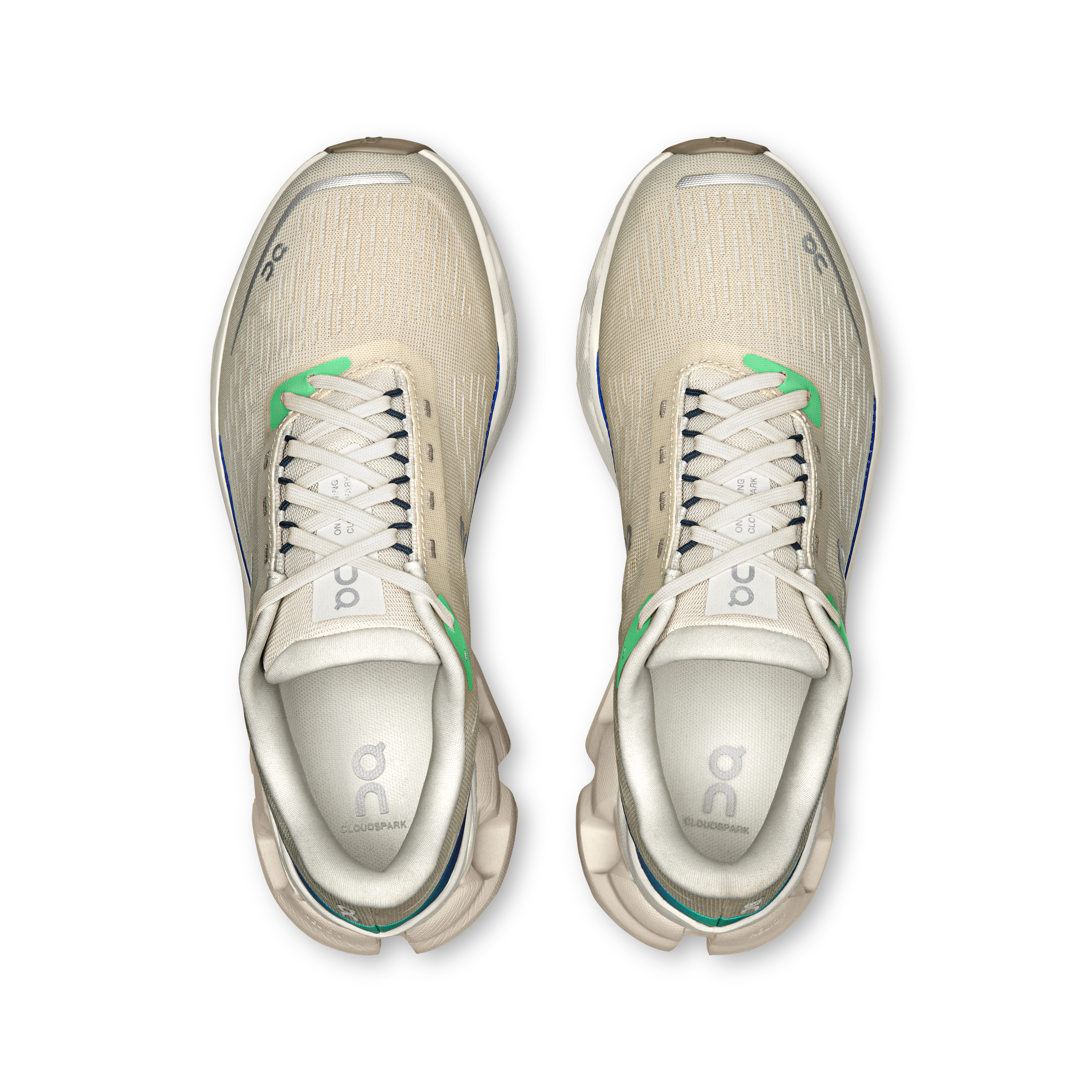 On Cloudspark Cream & Honeydew Women Road running Shoes