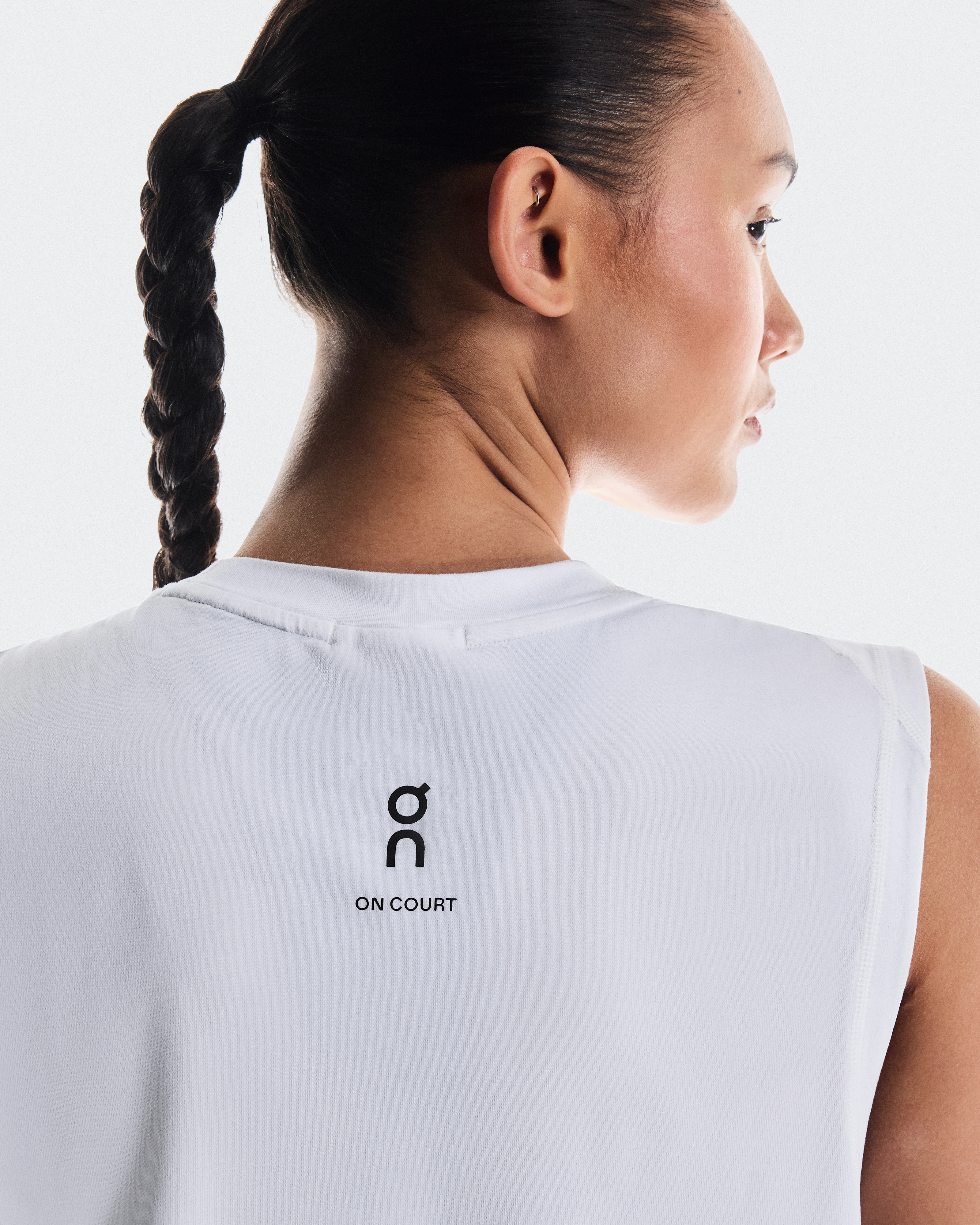 On Courtside Tank White Women Tops and t-shirts