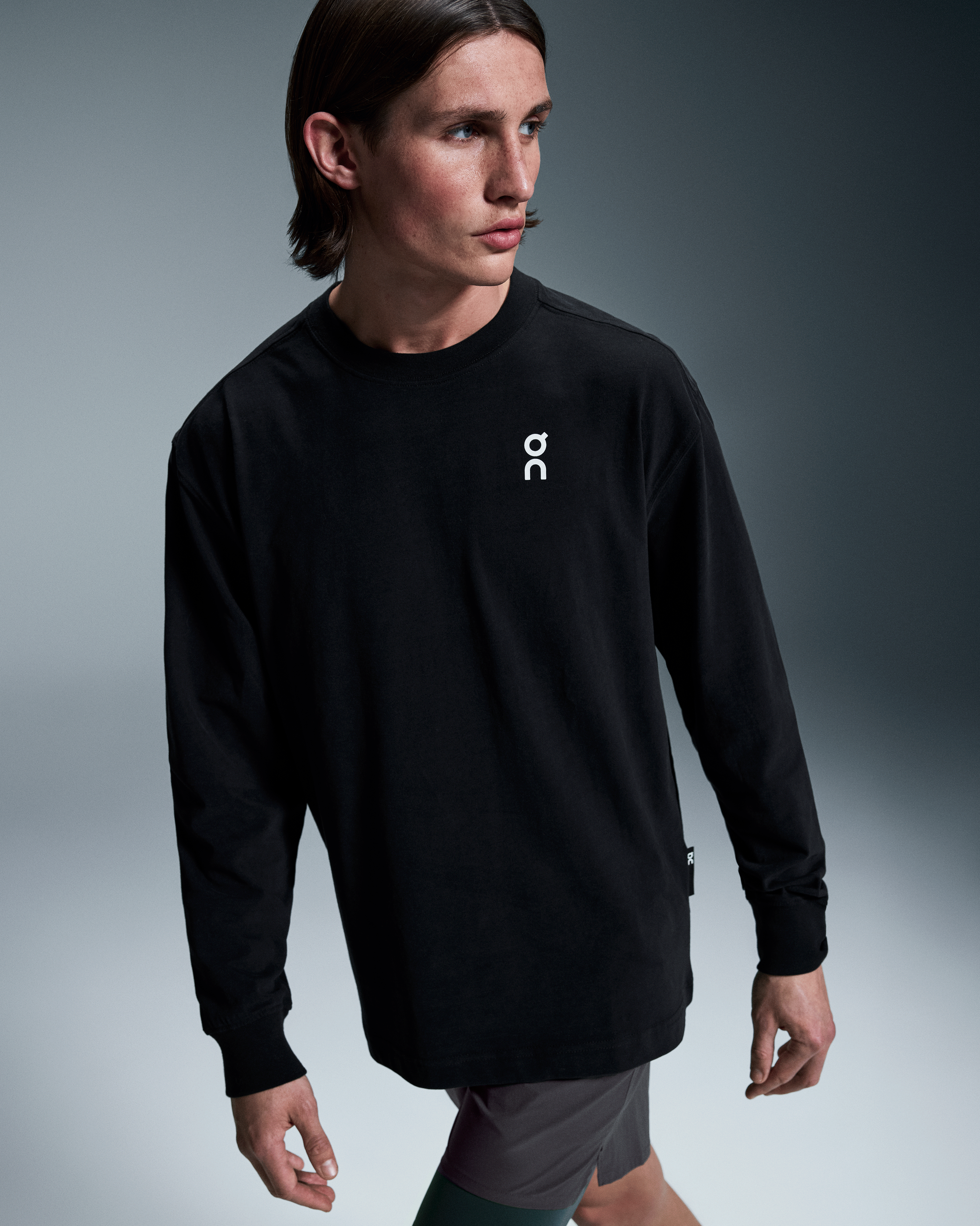 On Club Long-T Black Men Tops and t-shirts