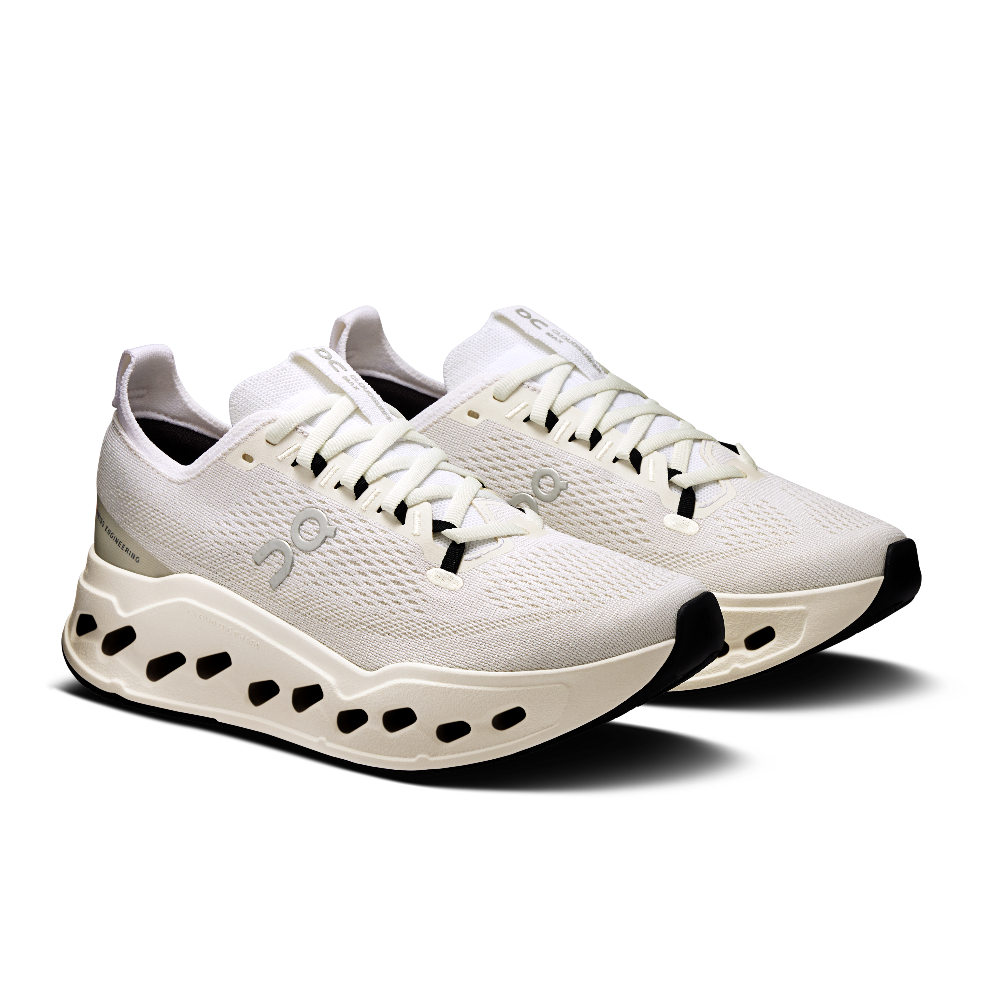 On Cloudsurfer Max Wide White & White Women Road running Shoes