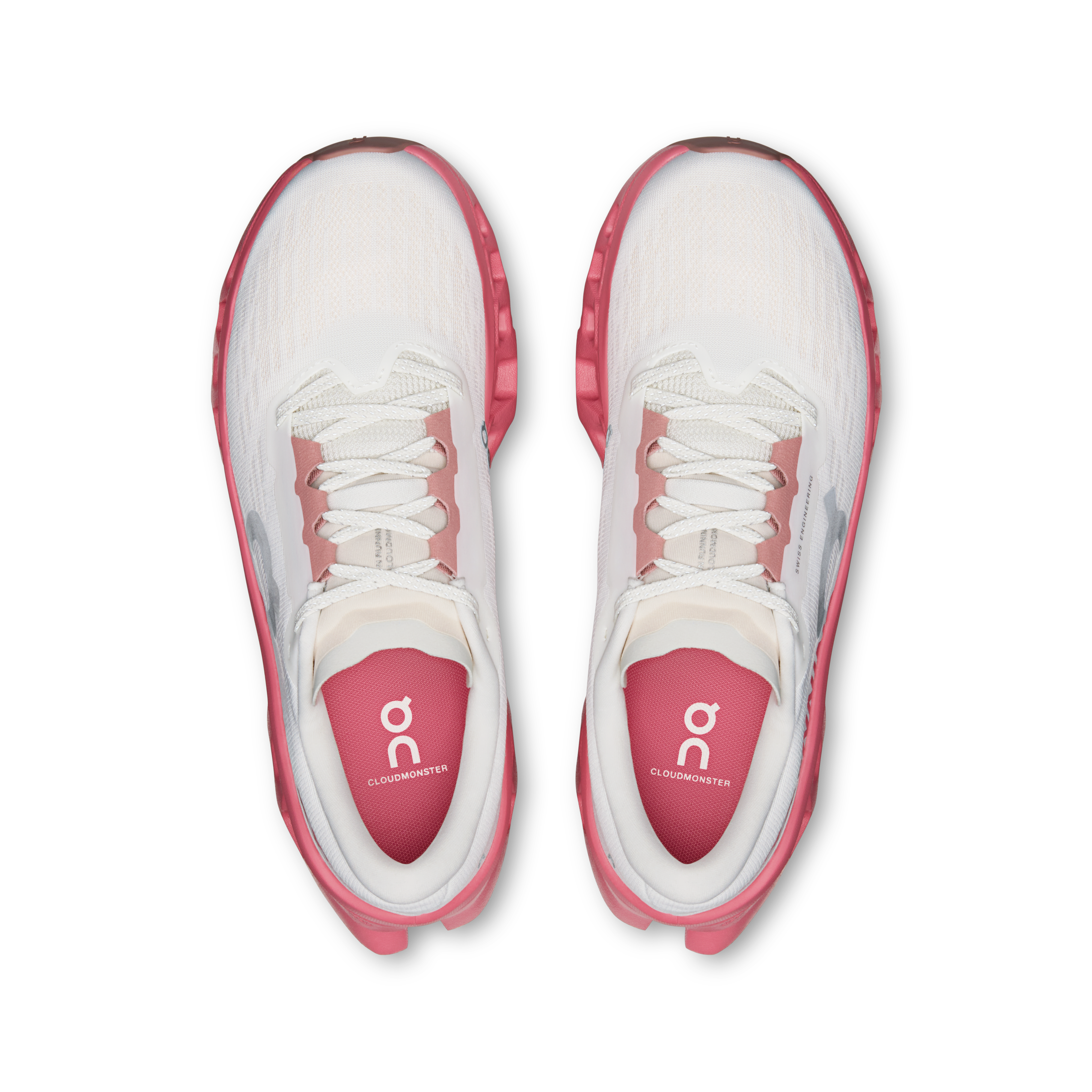 On Cloudmonster 3 Ivory & Camellia Women Road running Shoes