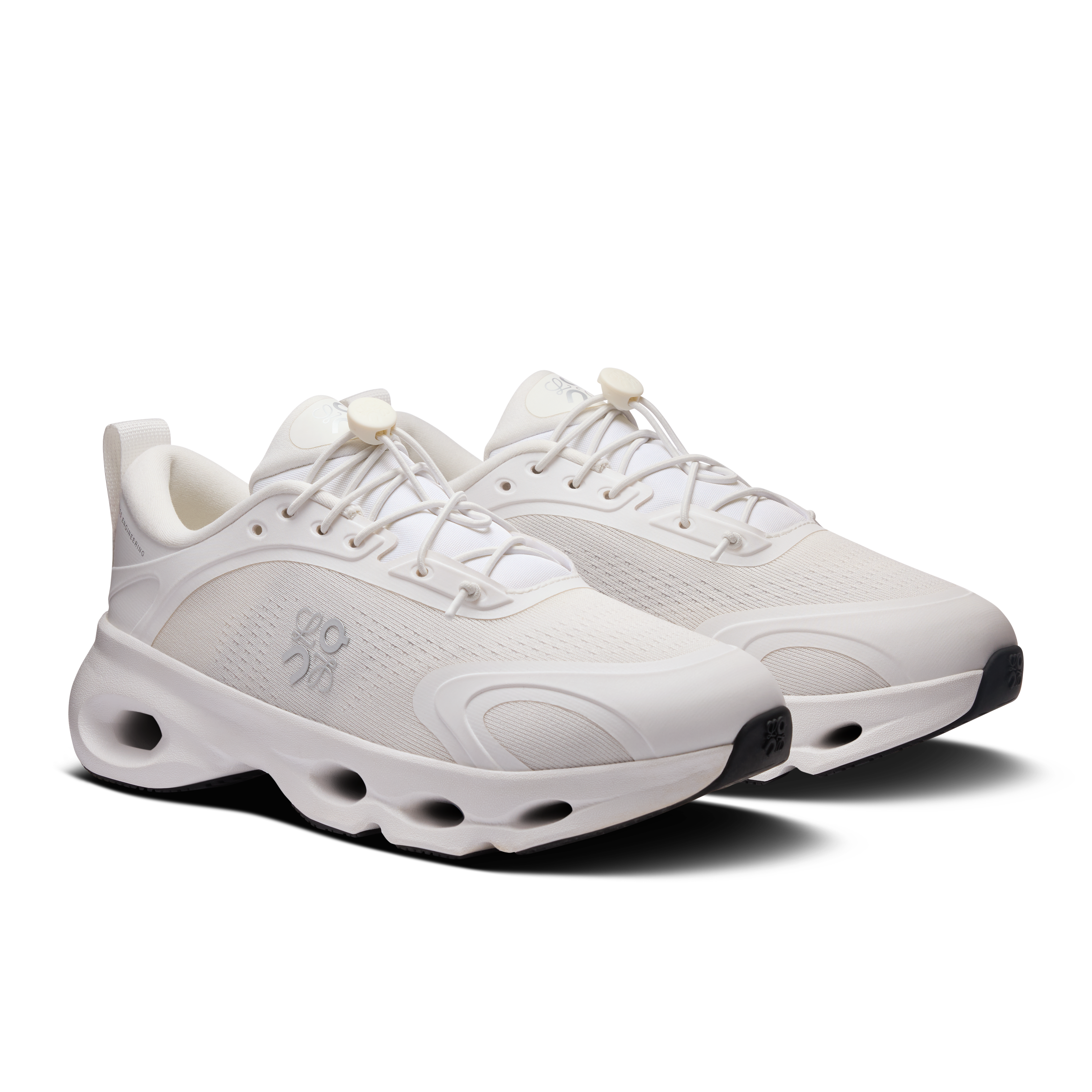 On Cloudsolo LOEWE White & Light Grey Women Active life Shoes