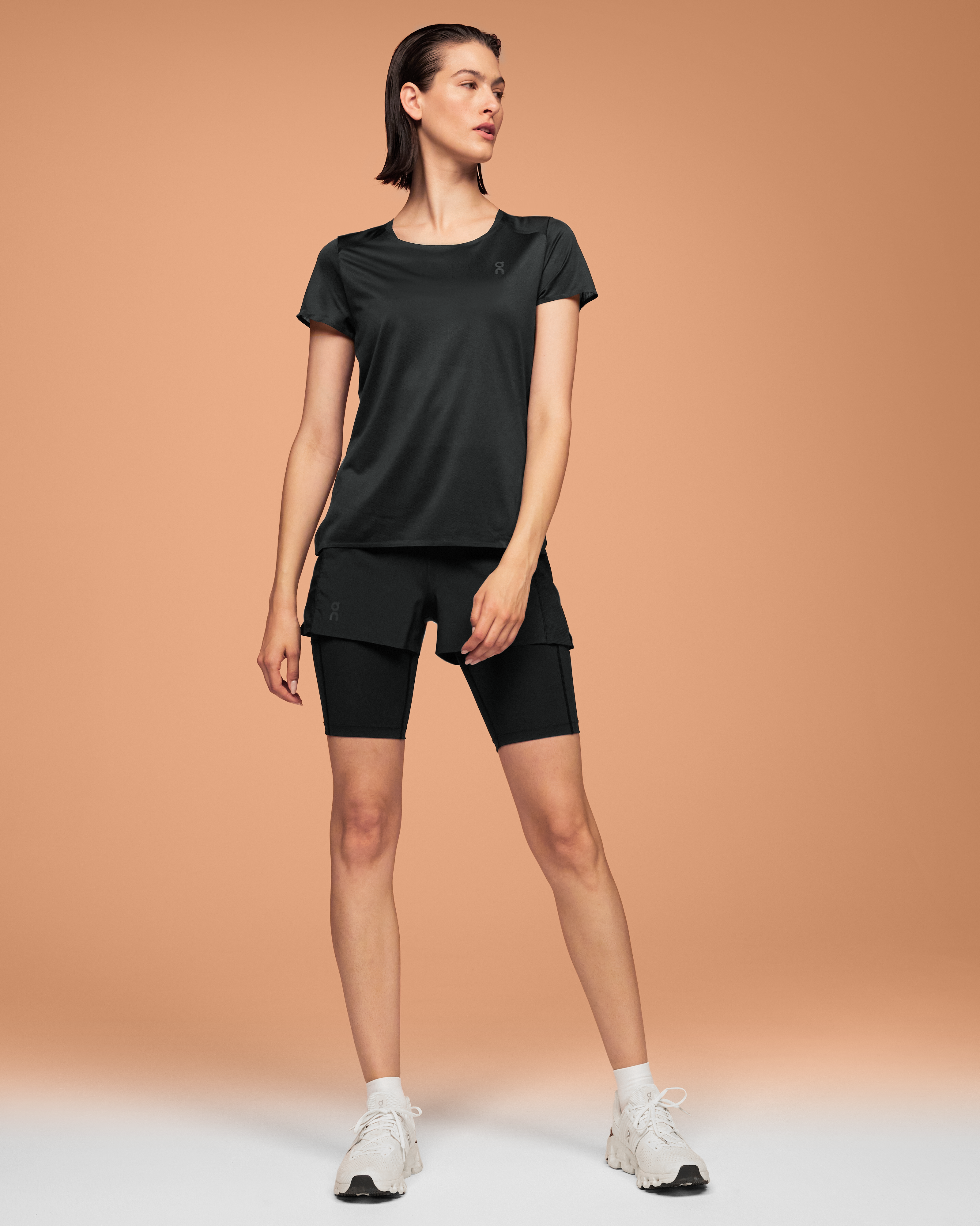 On Performance-T Black & Dark Women Tops and t-shirts