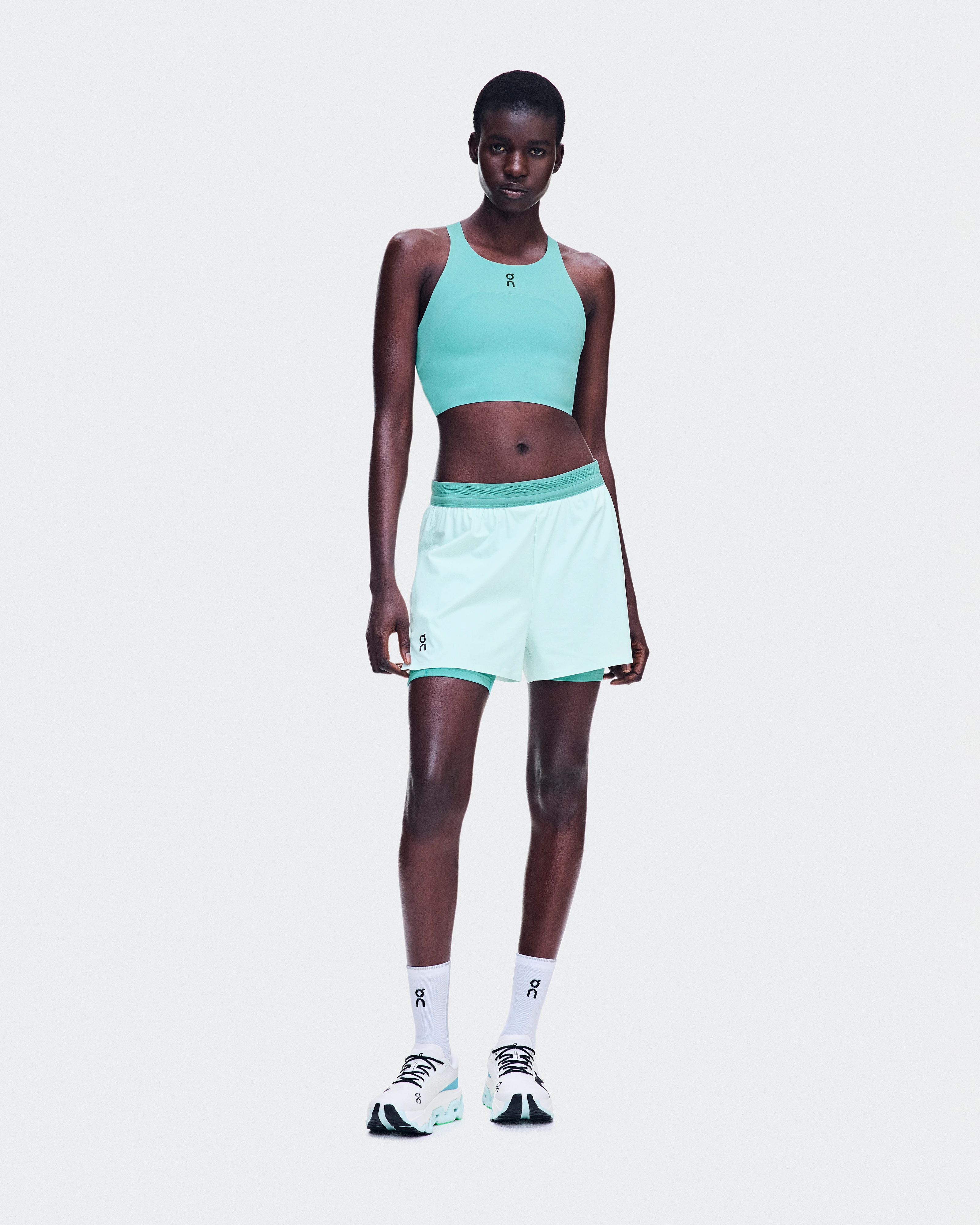 On Performance Crop Aquamarine Women Tops and t-shirts