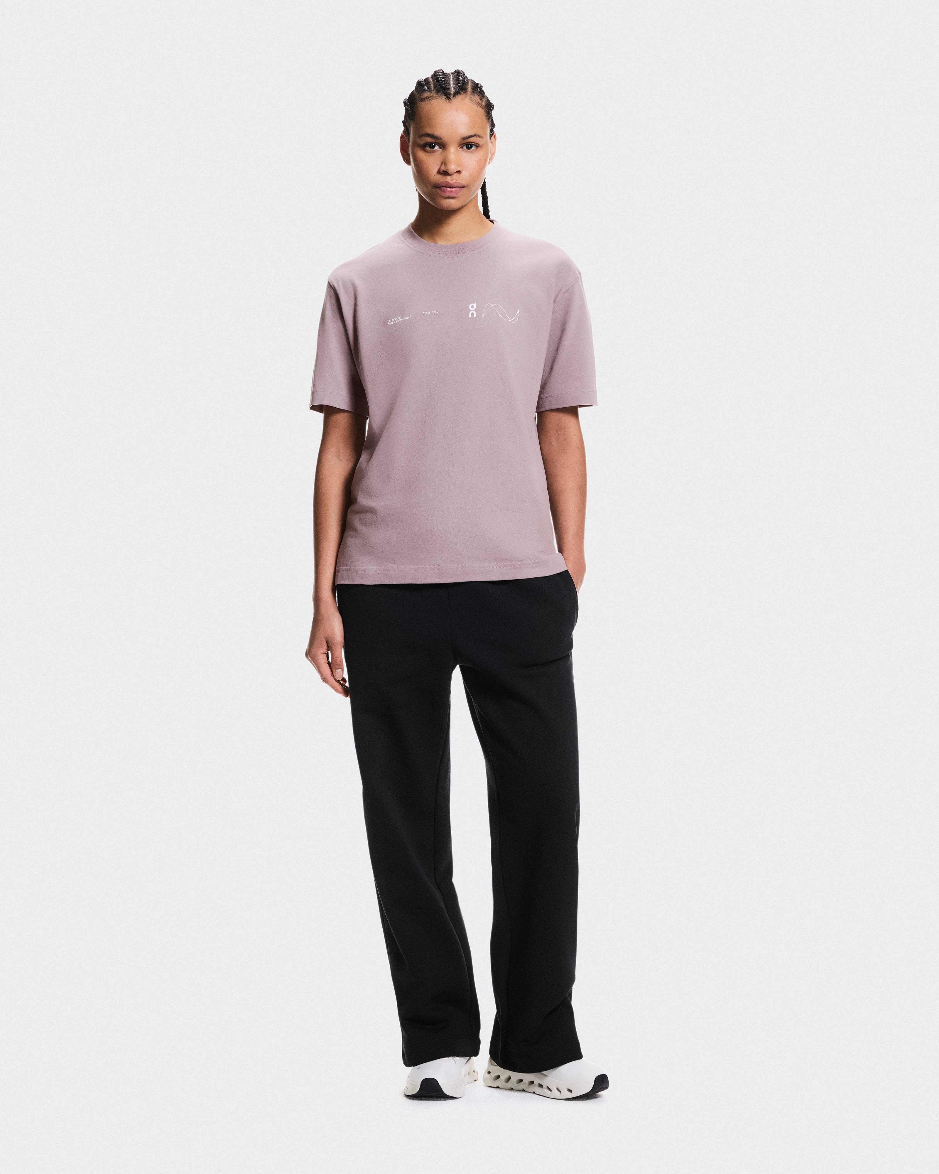 On Club-T Avant Heron Women Tops and t-shirts