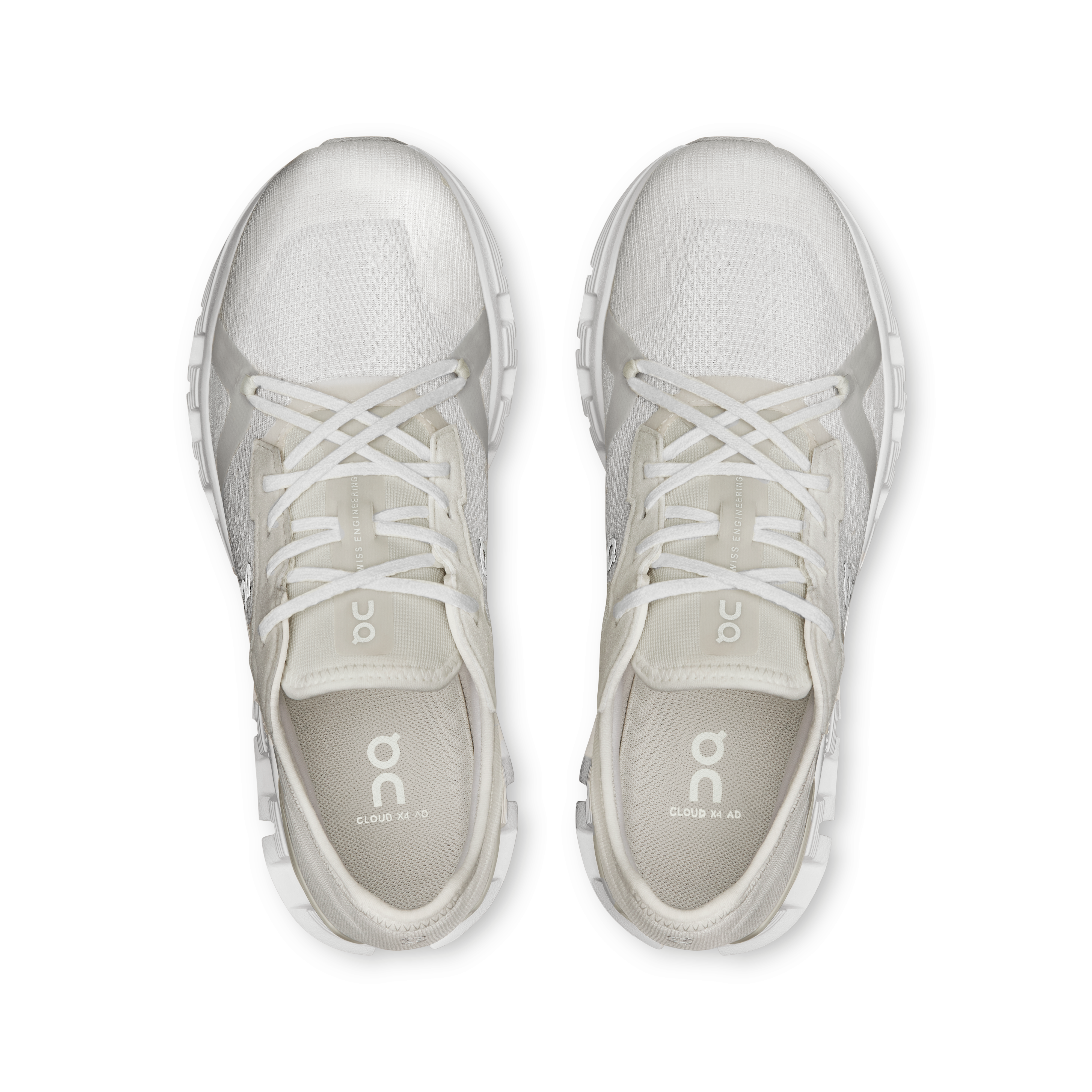 On Cloud X 4 AD White & Wolf Women training_shoes Shoes