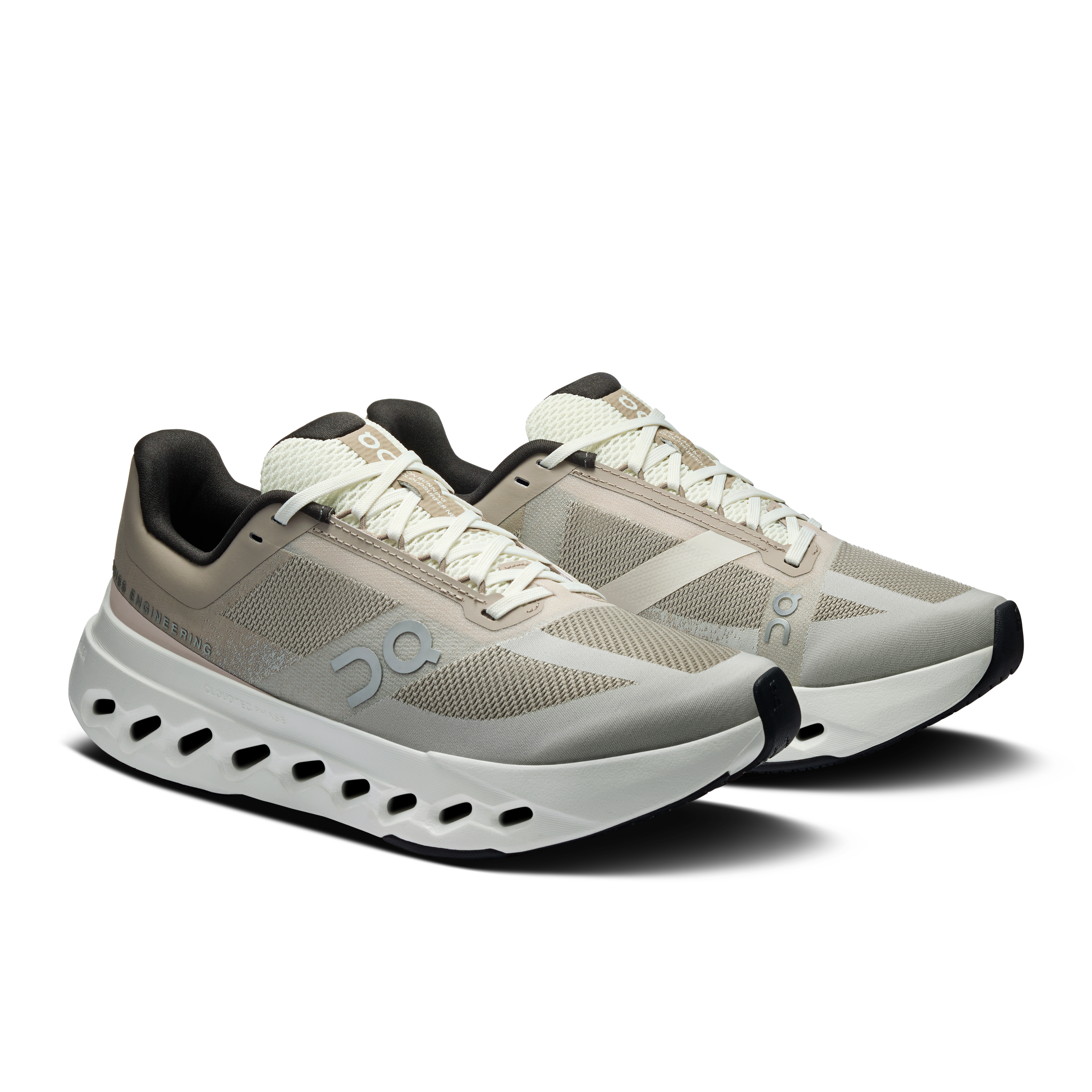 On Cloudsurfer Next Fog & Ivory Women Road running Shoes