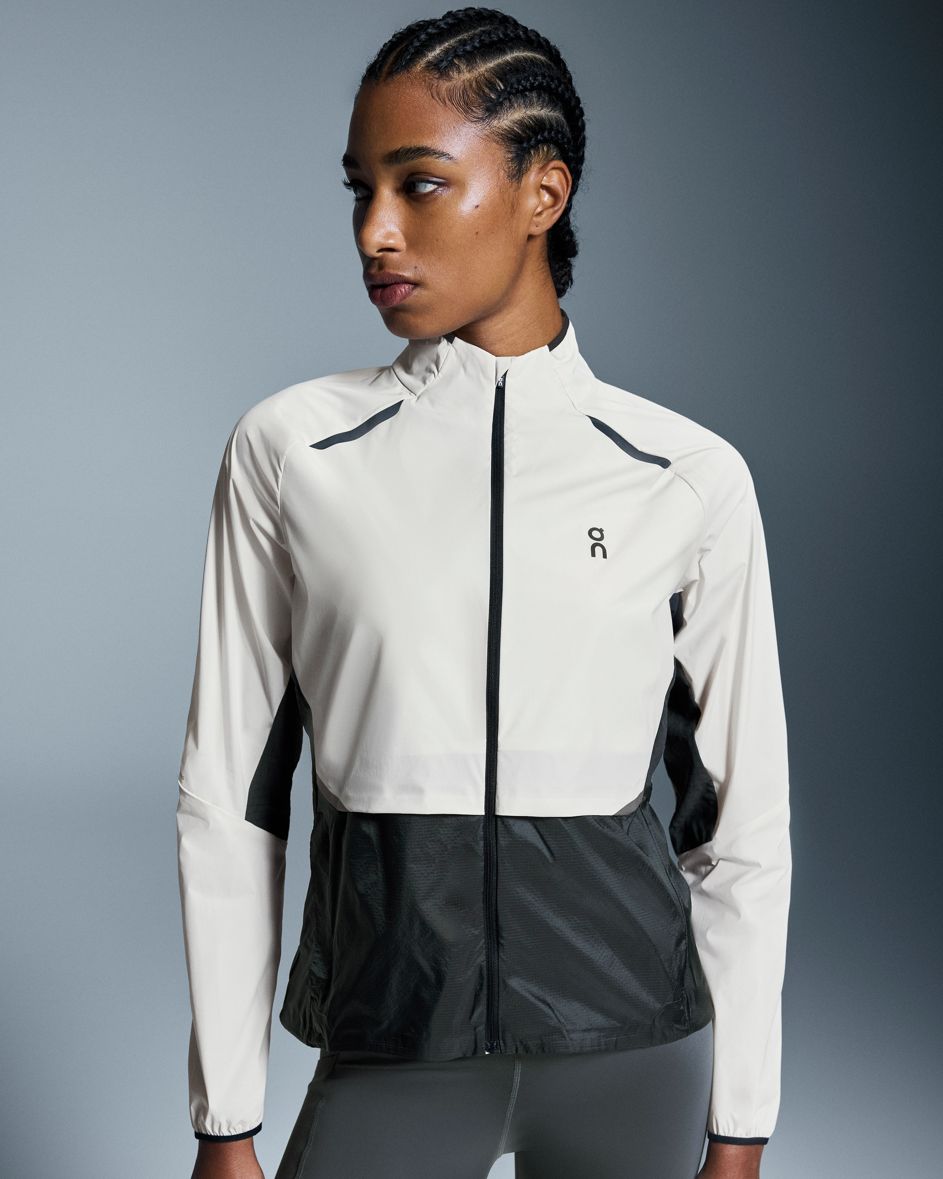 On Weather Jacket Silver & Eclipse Women Jackets