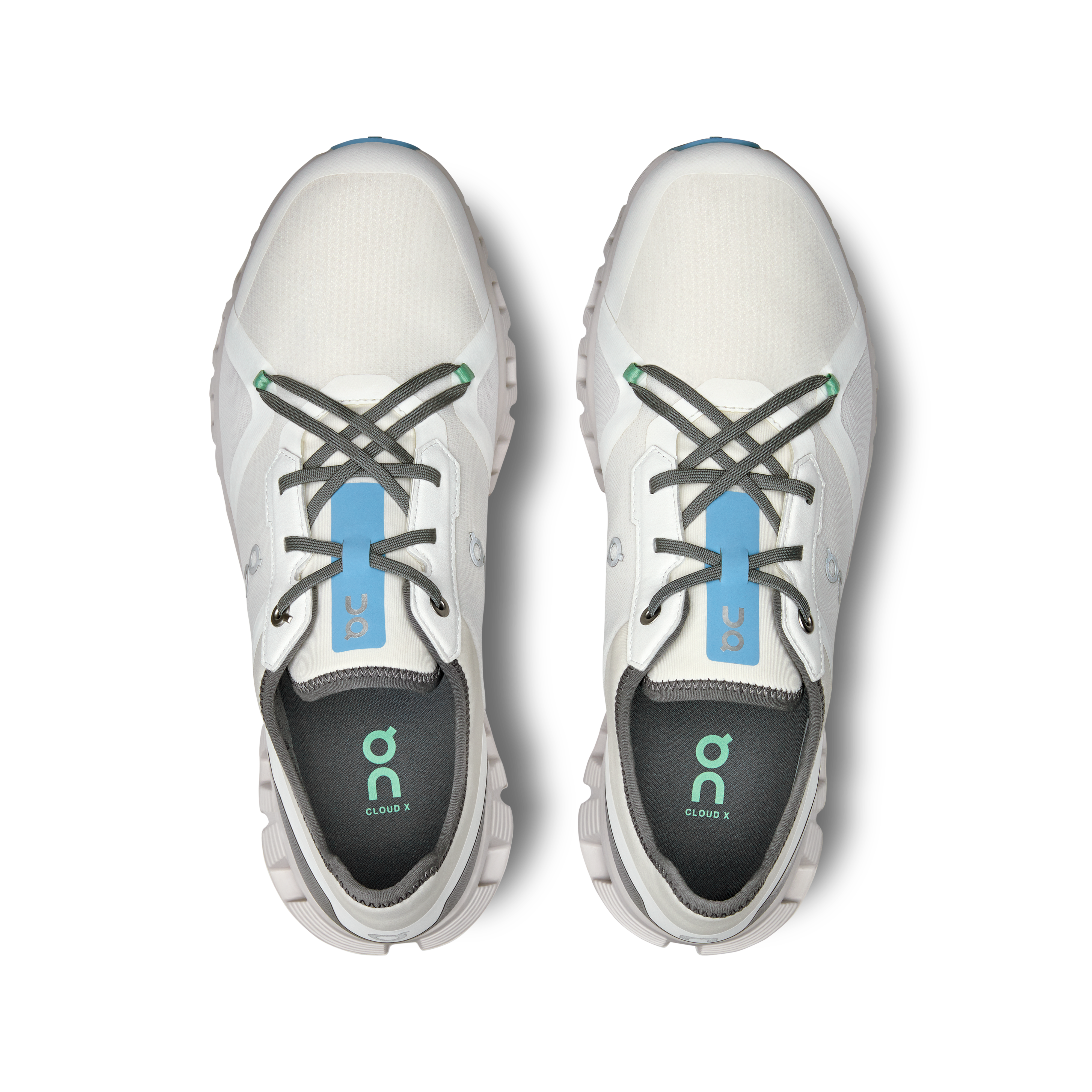 On Cloud X 3 AD Undyed-White & Niagara Men Active life Shoes