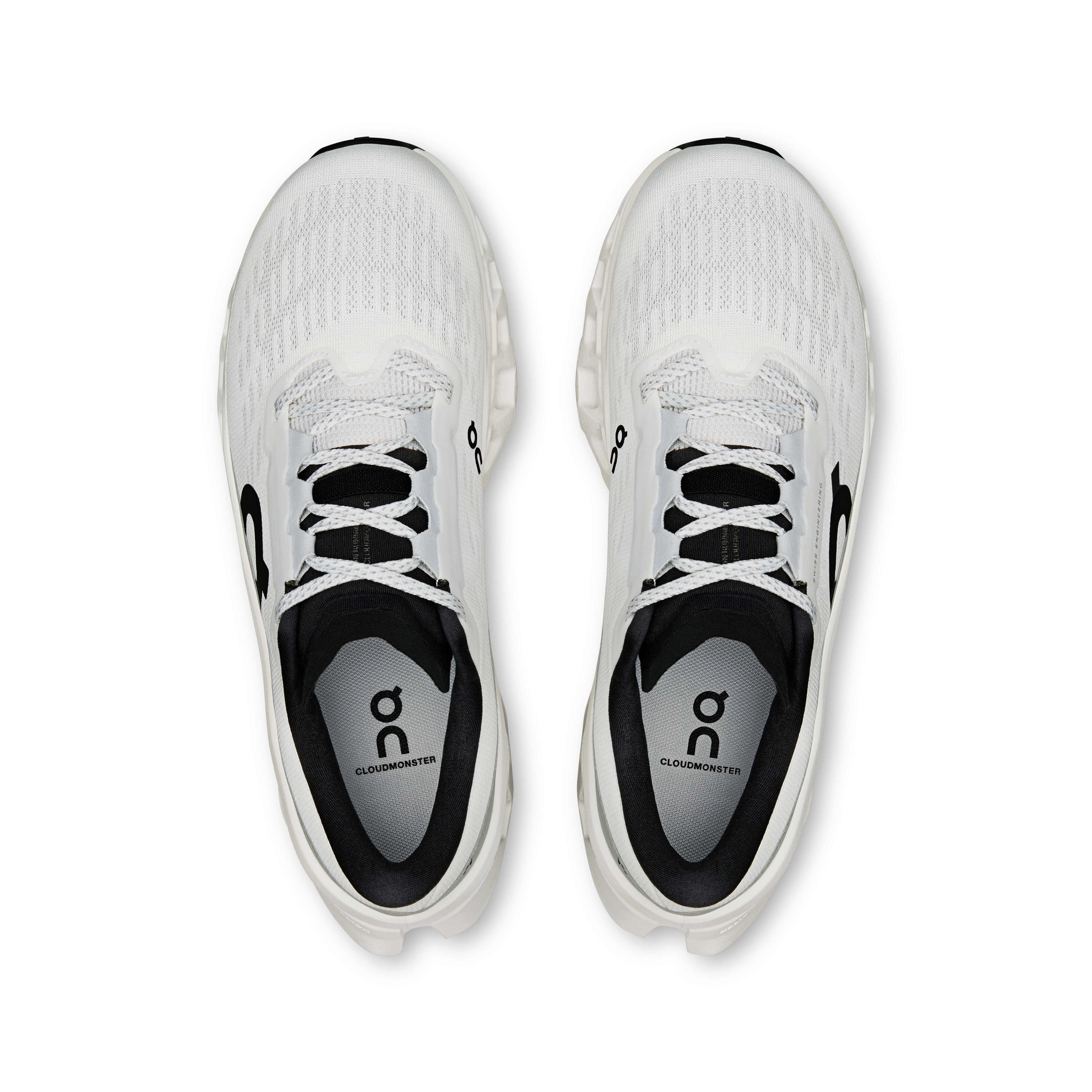 On Cloudmonster 3 White & White Women Road running Shoes