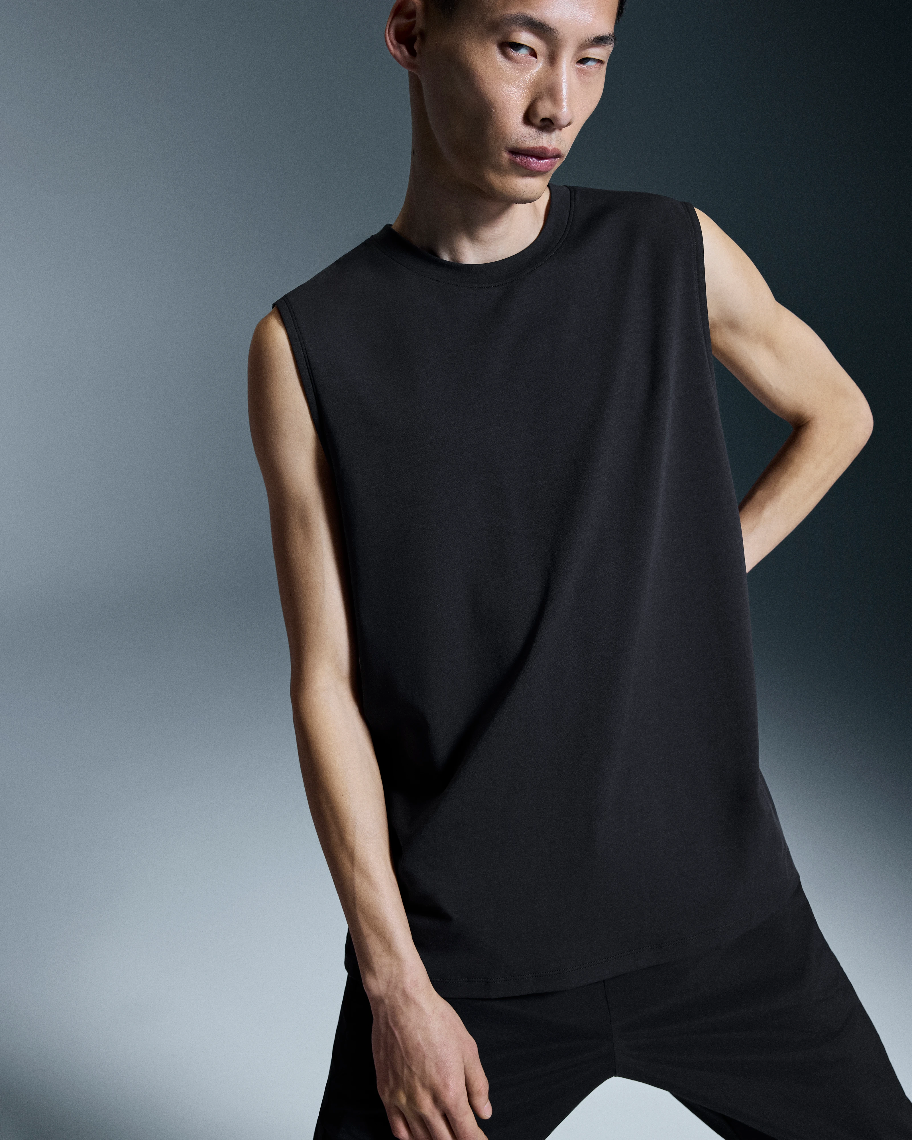 On Focus Tank Black Men Tops and t-shirts