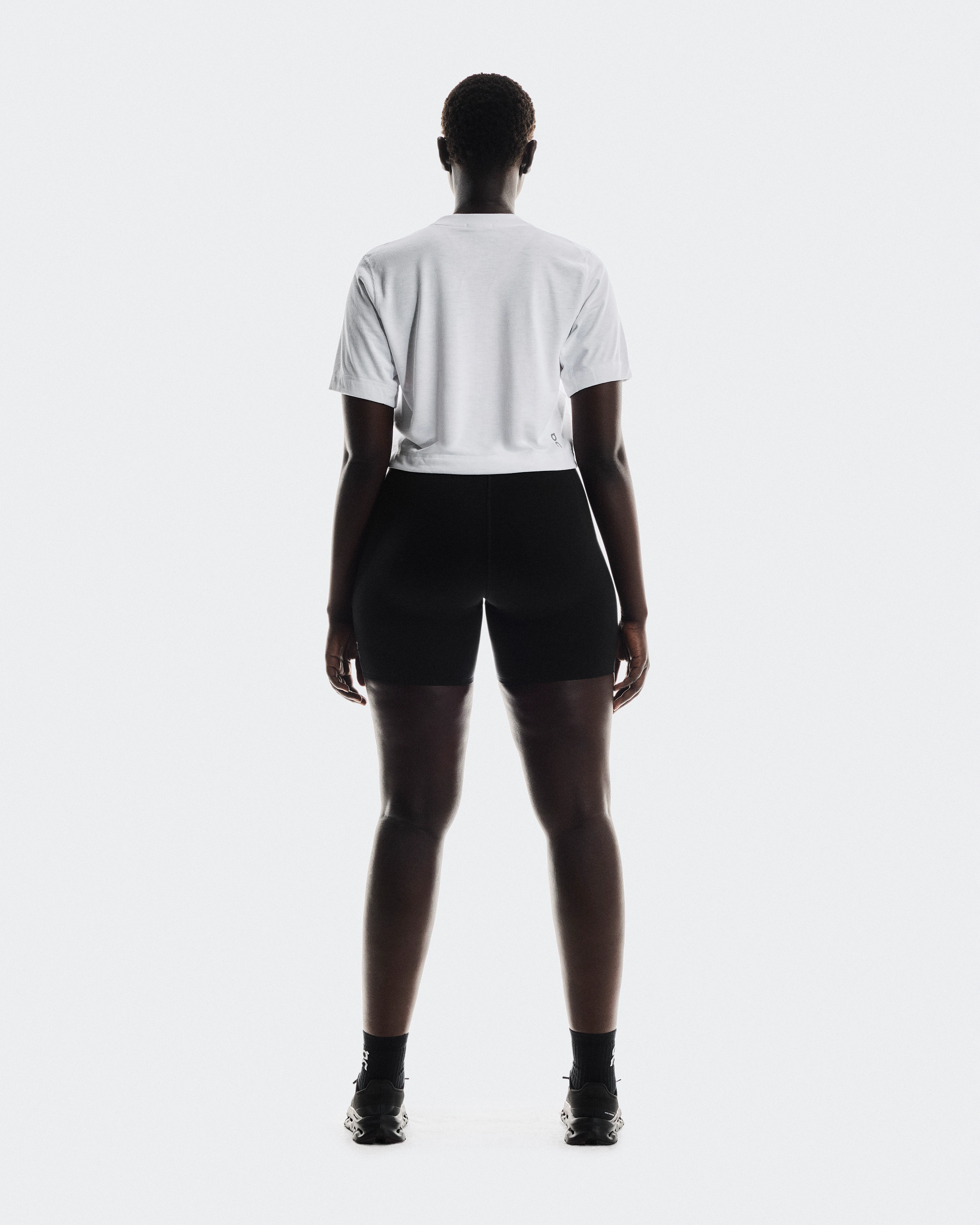 On Train-T Crop White Women Tops and t-shirts