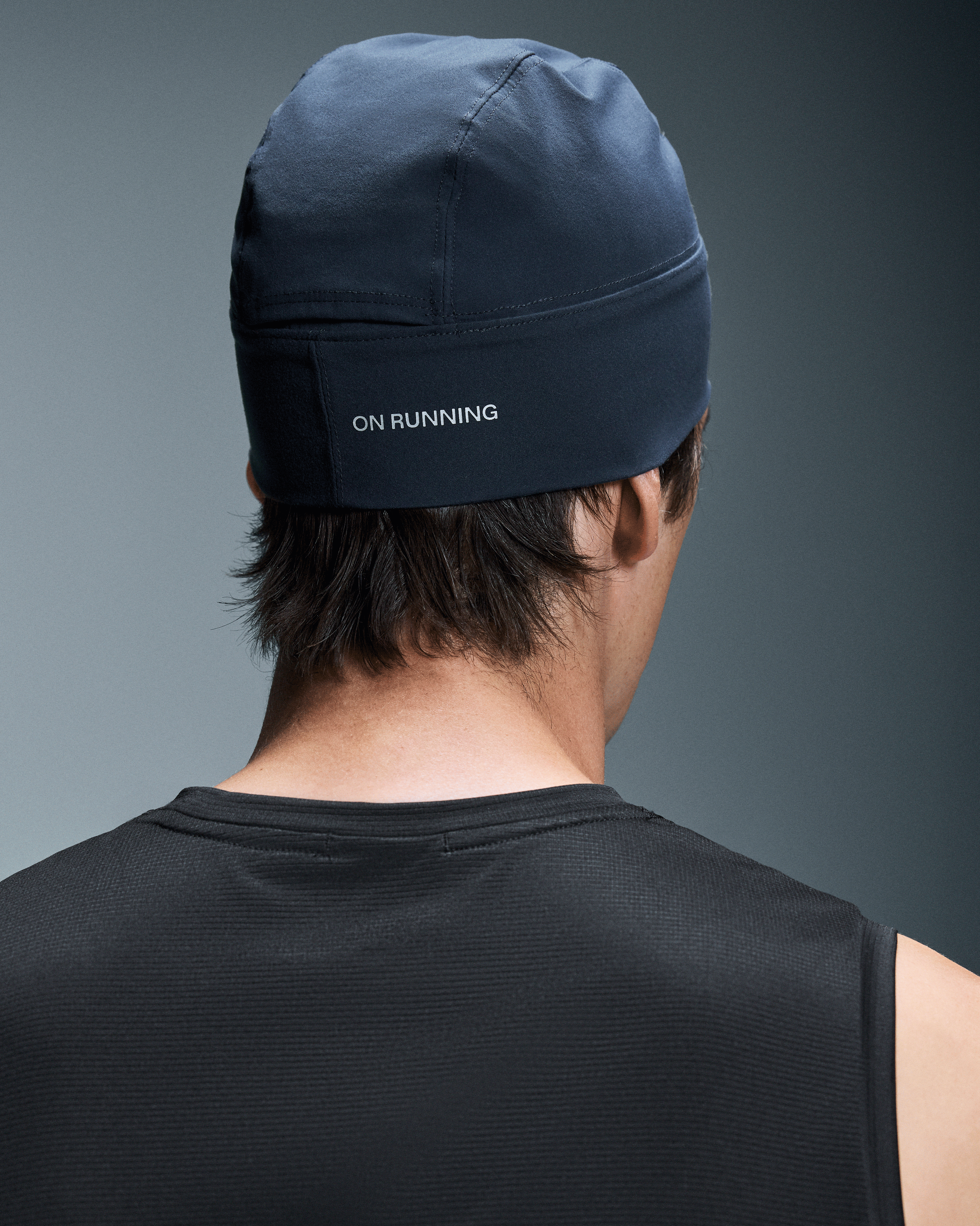 On Core Beanie Navy Unisex Headwear